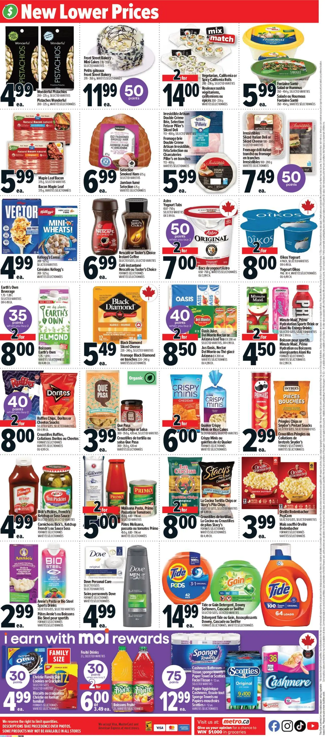 Metro flyer valid from 25.09.2025 | Page: 4 | Products: Chips, Bakery, Cheese, Tomatoes