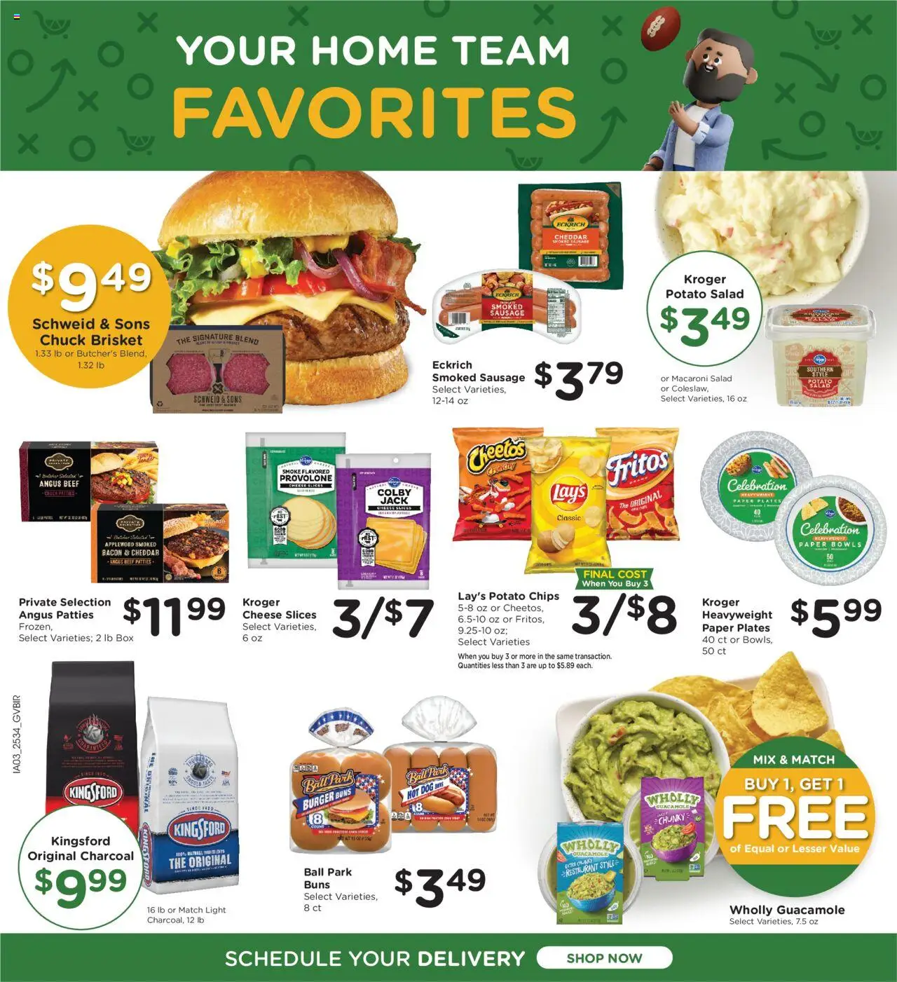 Kroger Weekly Ad - valid from 24.09.2025 | Page: 6 | Products: Box, Cheese, Salad, Sausage