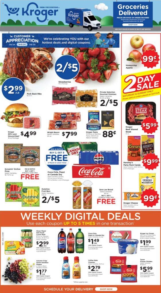 Kroger Weekly Ad (09/24 – 09/30 2025) – Flyer