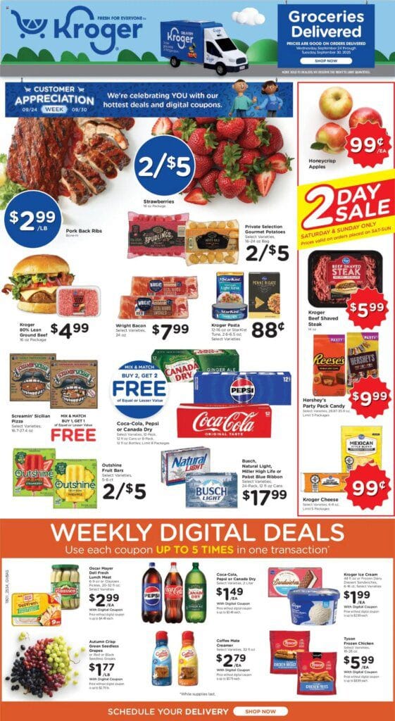 Kroger Weekly Ad (09/24 – 09/30 2025) – Flyer