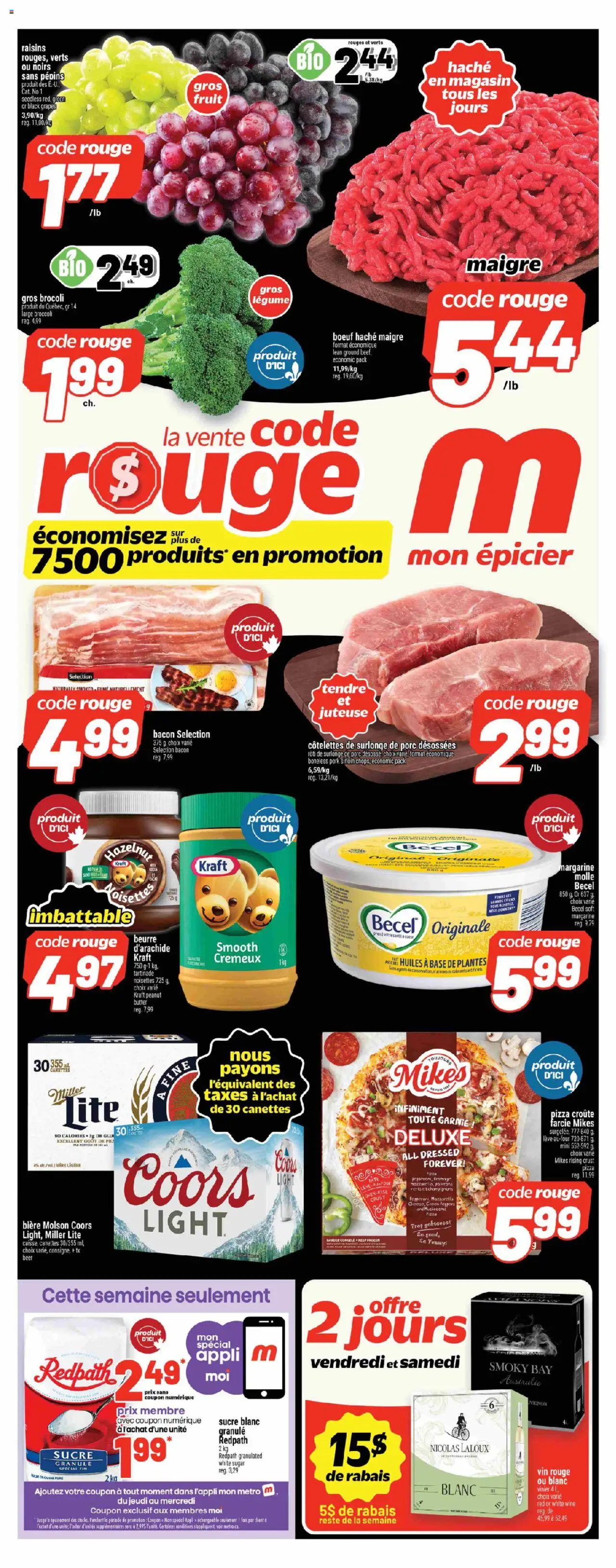 Metro flyer valid from 25.09.2025 | Page: 2 | Products: Butter, Wine, Beer, Pork