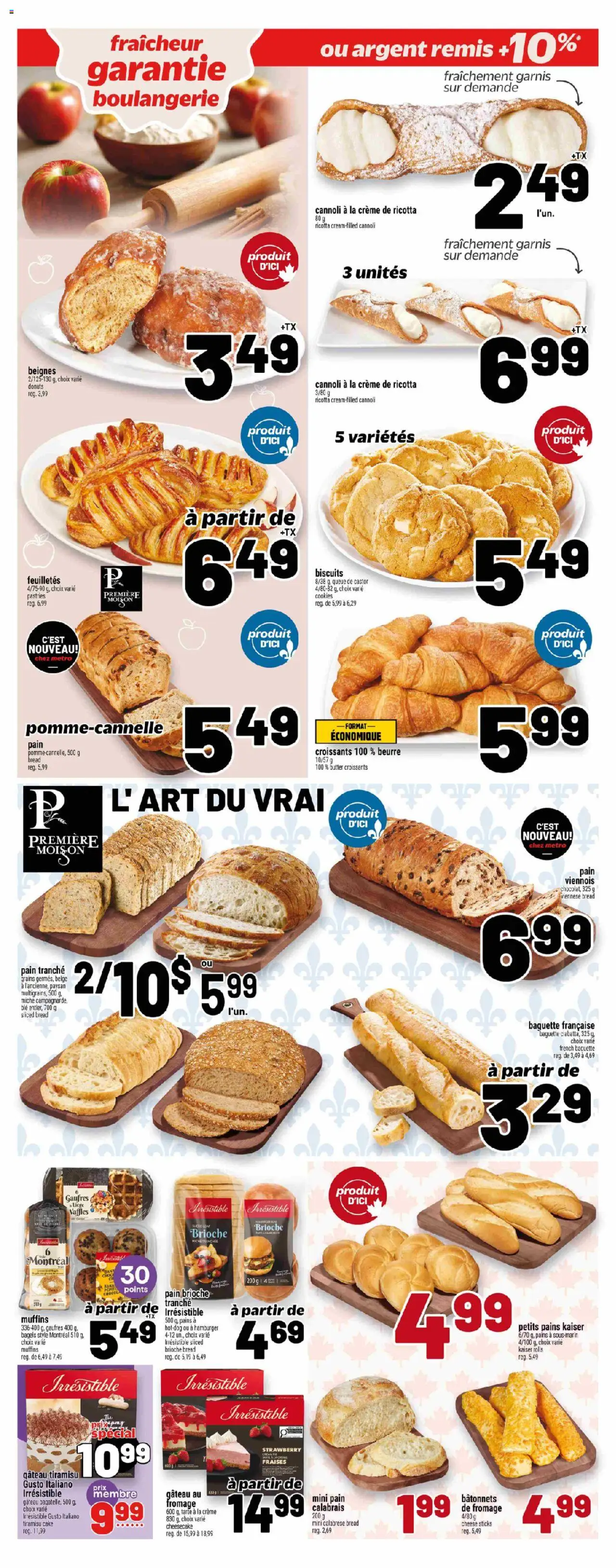 Metro flyer valid from 25.09.2025 | Page: 12 | Products: Cookies, Butter, Cheese, Bread
