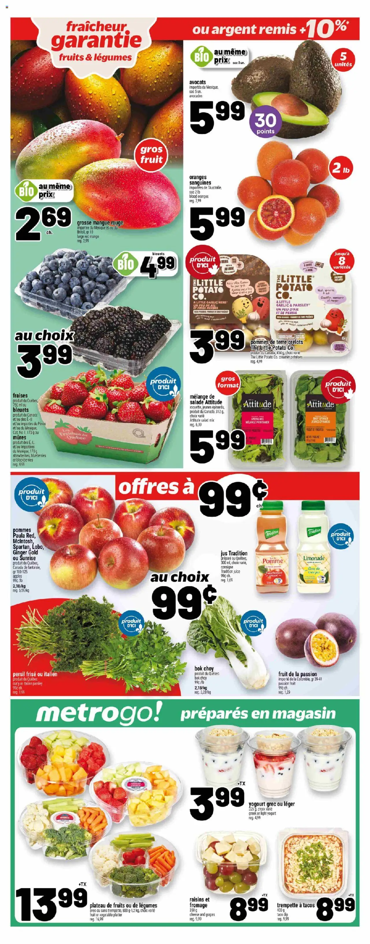 Metro flyer valid from 25.09.2025 | Page: 6 | Products: Potatoes, Cheese, Yogurt, Oranges