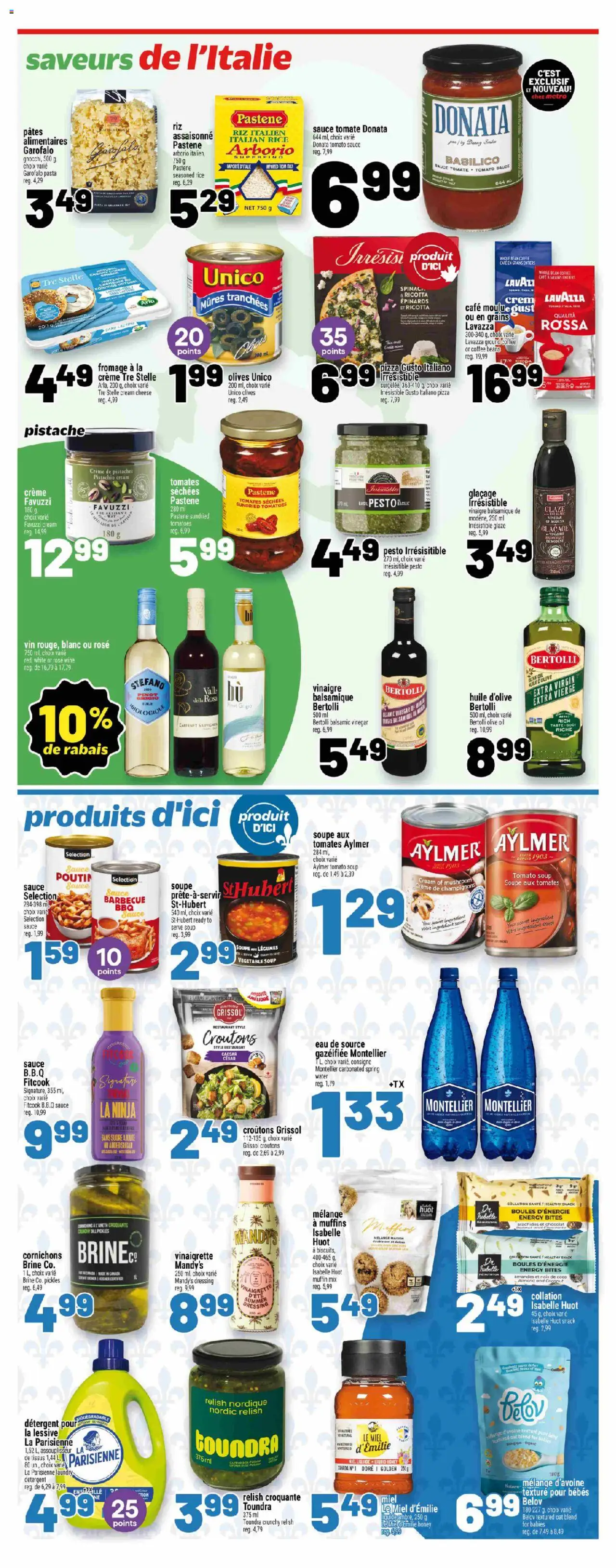 Metro flyer valid from 25.09.2025 | Page: 18 | Products: Pasta, Cream, Cheese, Wine
