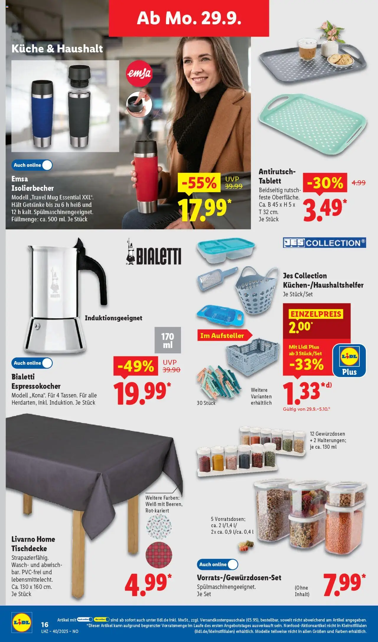 Lidl Prospekt Holzminden – gültig ab 29.09.2025 | Seite: 26 | Produkte: Küche, Espressokocher