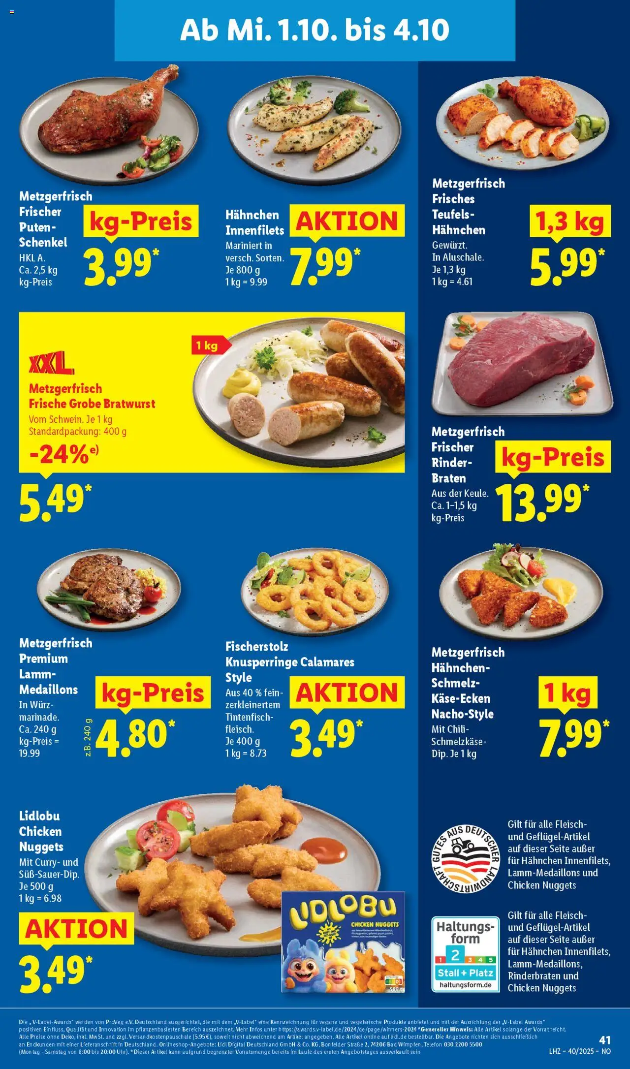 Lidl Prospekt Holzminden – gültig ab 29.09.2025 | Seite: 59 | Produkte: Rinderbraten, Bad, Fleisch, Telefon