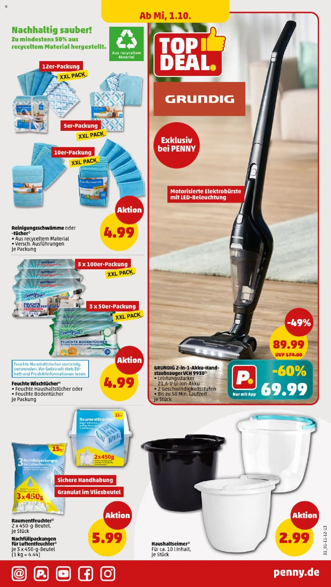 Penny Prospekt 	 – gültig ab 29.09.2025 | Seite: 31 | Produkte: Staubsauger