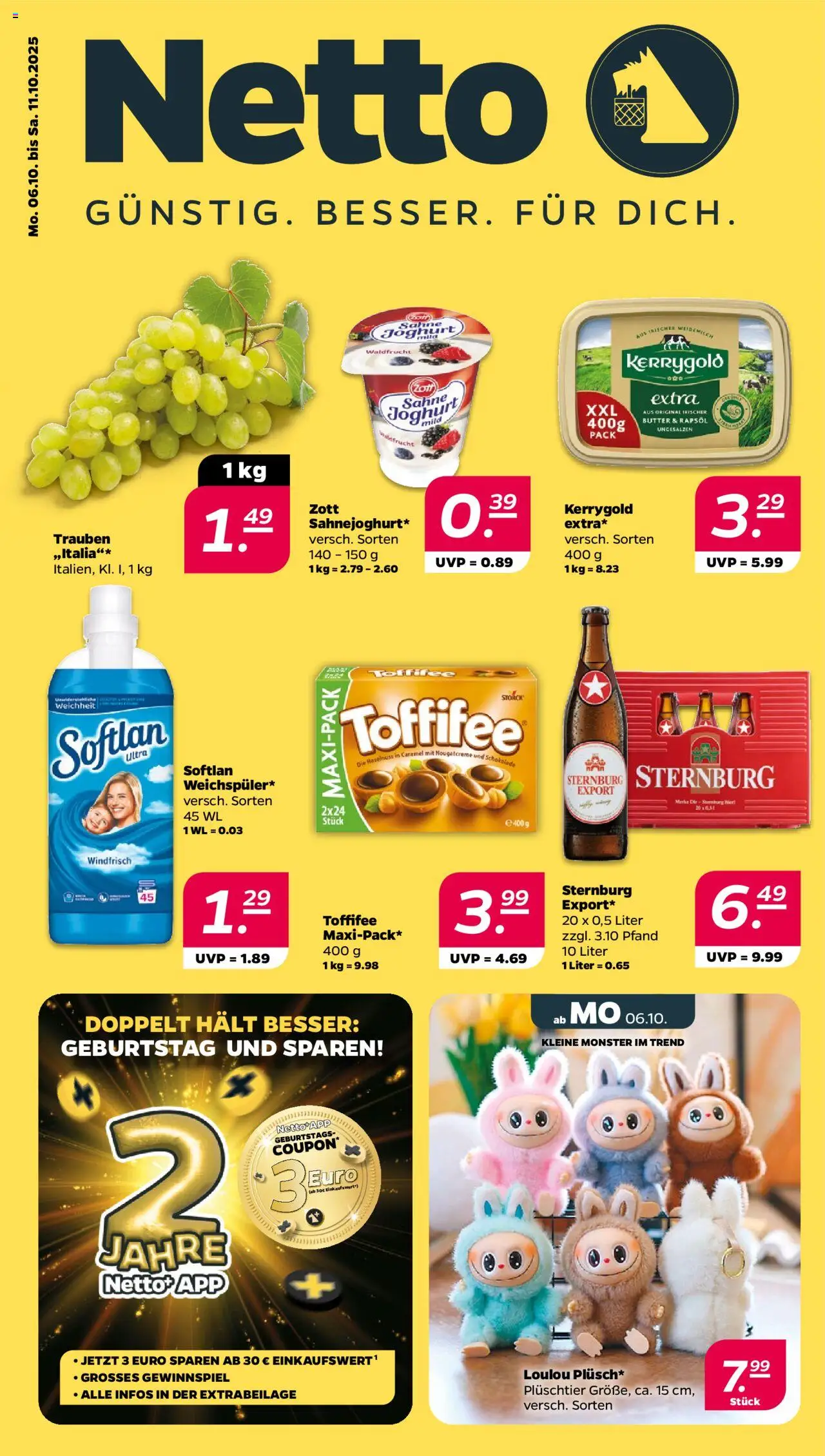 Netto Prospekt 	 ab 06.10.2025 → Angebote nächste Woche