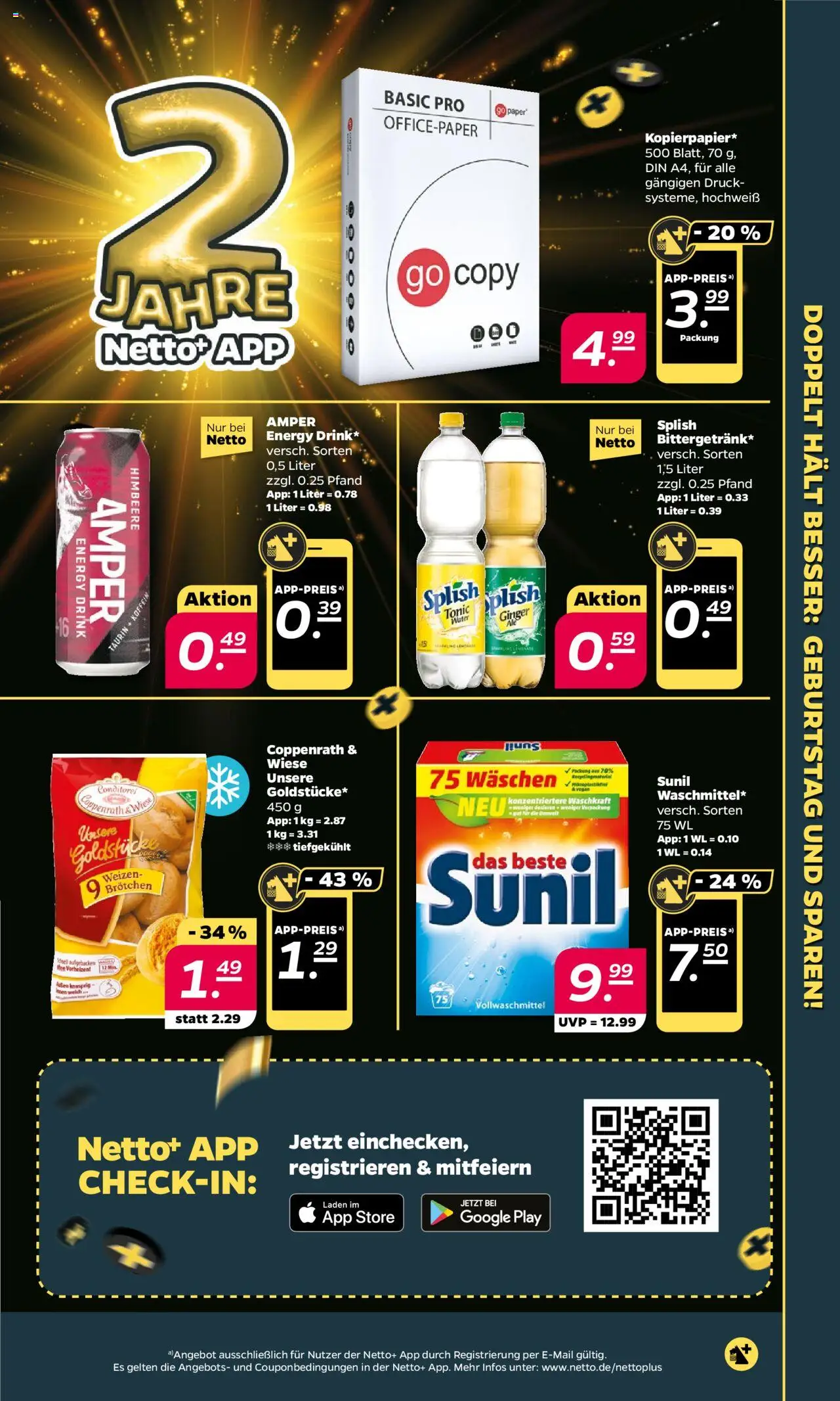 Netto Geburtstag und Sparen – gültig ab 06.10.2025 | Seite: 3 | Produkte: Energy, Himbeere