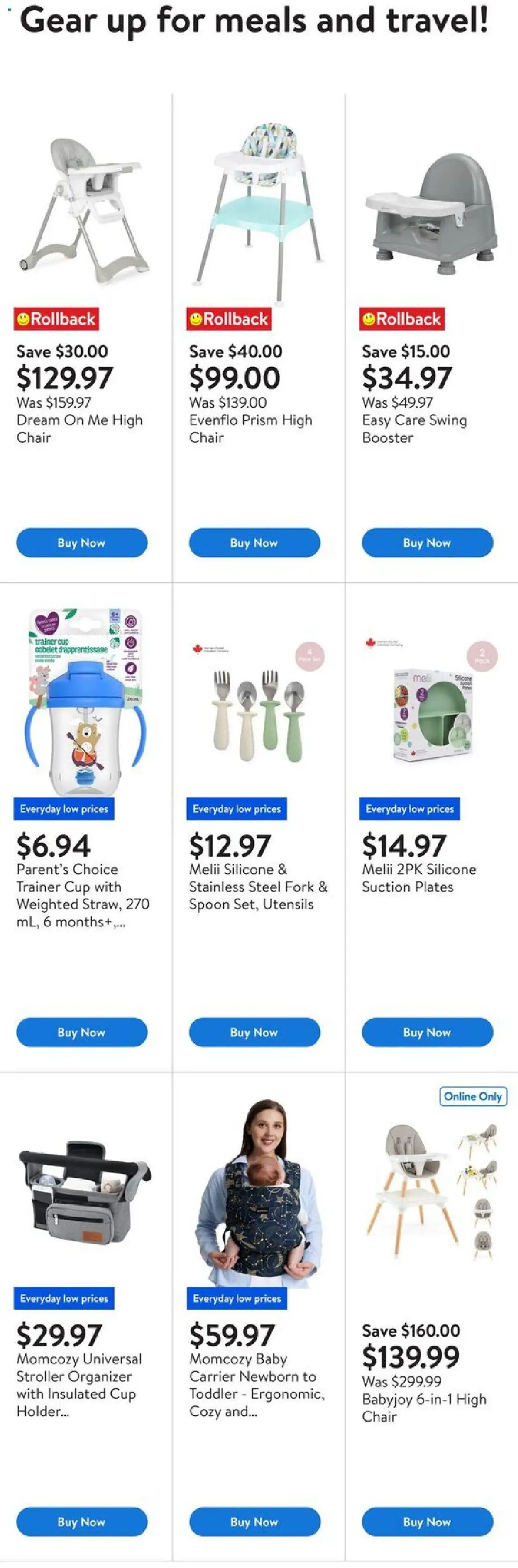 Walmart flyer valid from 25.09.2025 | Page: 8 | Products: Chair