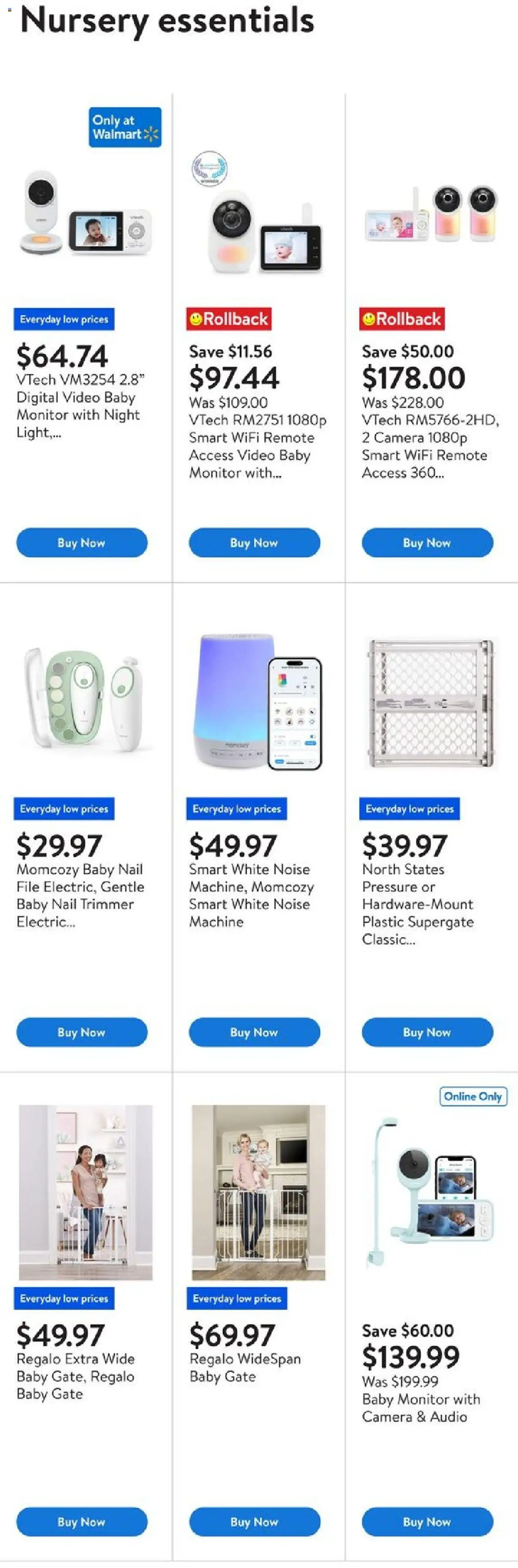 Walmart flyer valid from 25.09.2025 | Page: 7 | Products: Monitor, Video, Audio, Camera