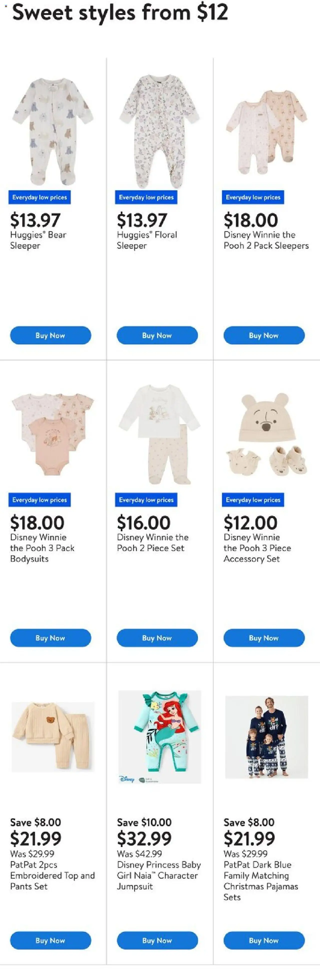 Walmart flyer valid from 25.09.2025 | Page: 10 | Products: Pants, Jumpsuit, Pajamas