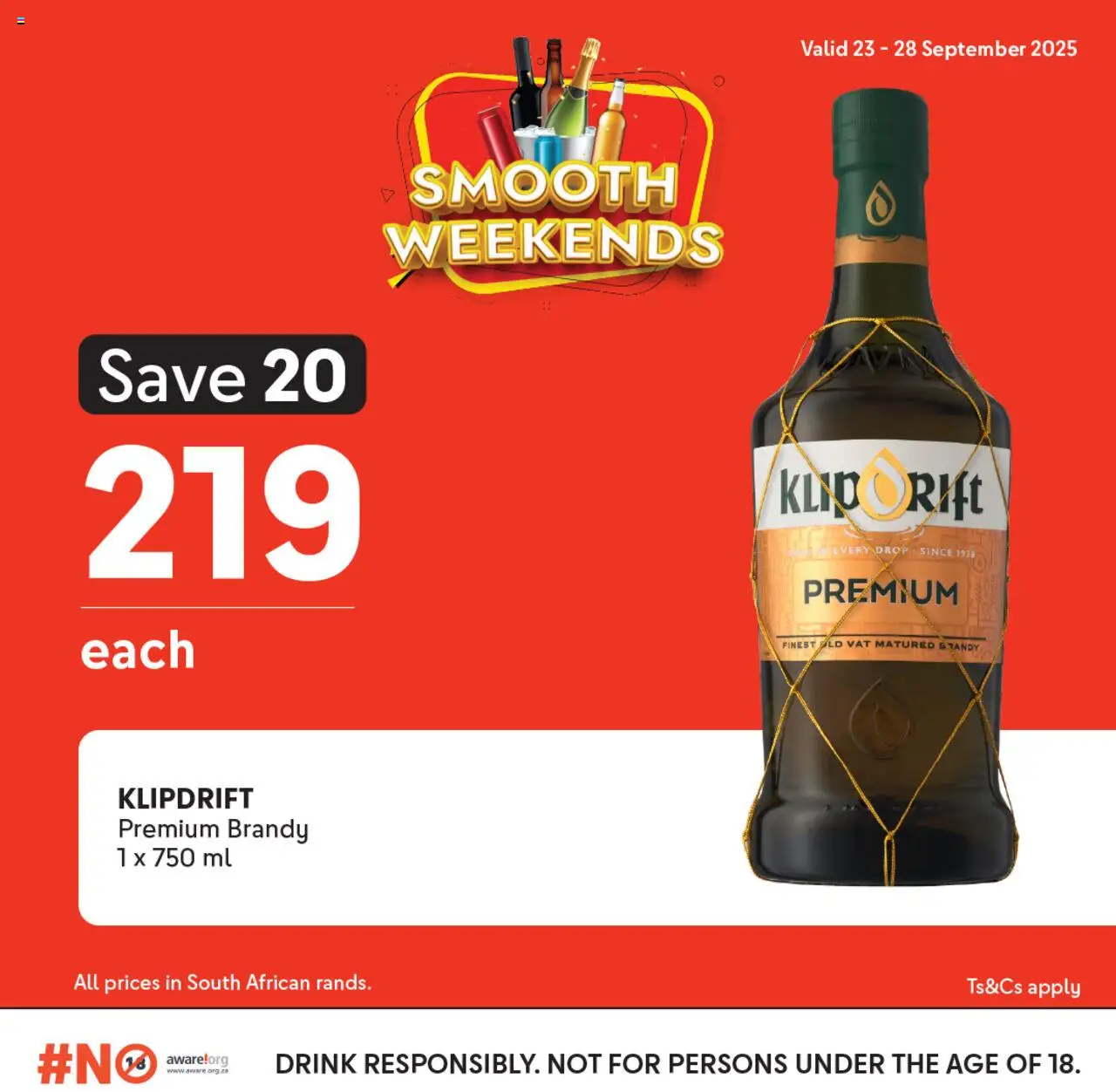 New Makro catalogue – valid from 23.09.2025 | Page: 1 | Products: Brandy