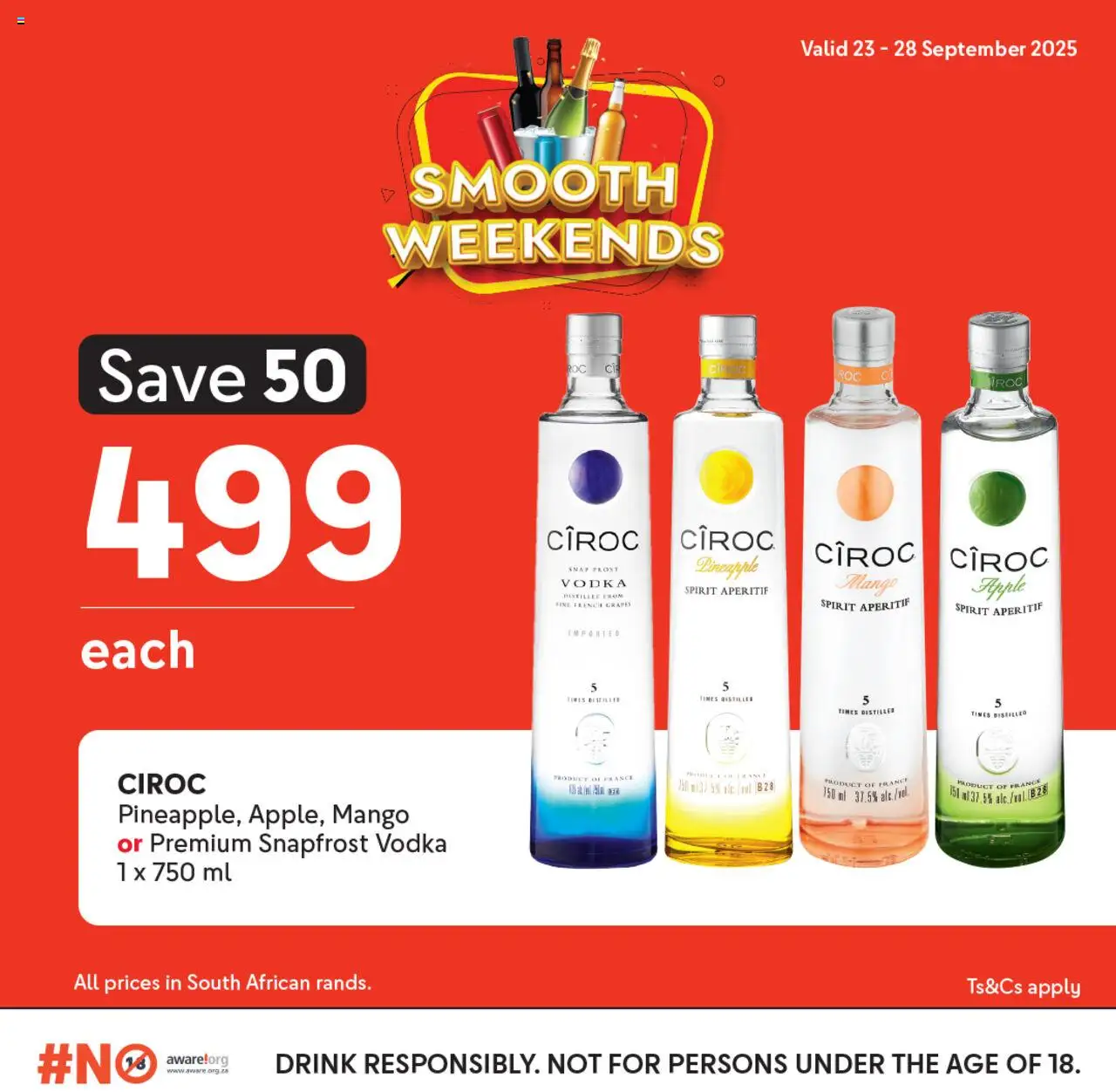 New Makro catalogue – valid from 23.09.2025 | Page: 14 | Products: Pineapple, Vodka, Mango, Grapes