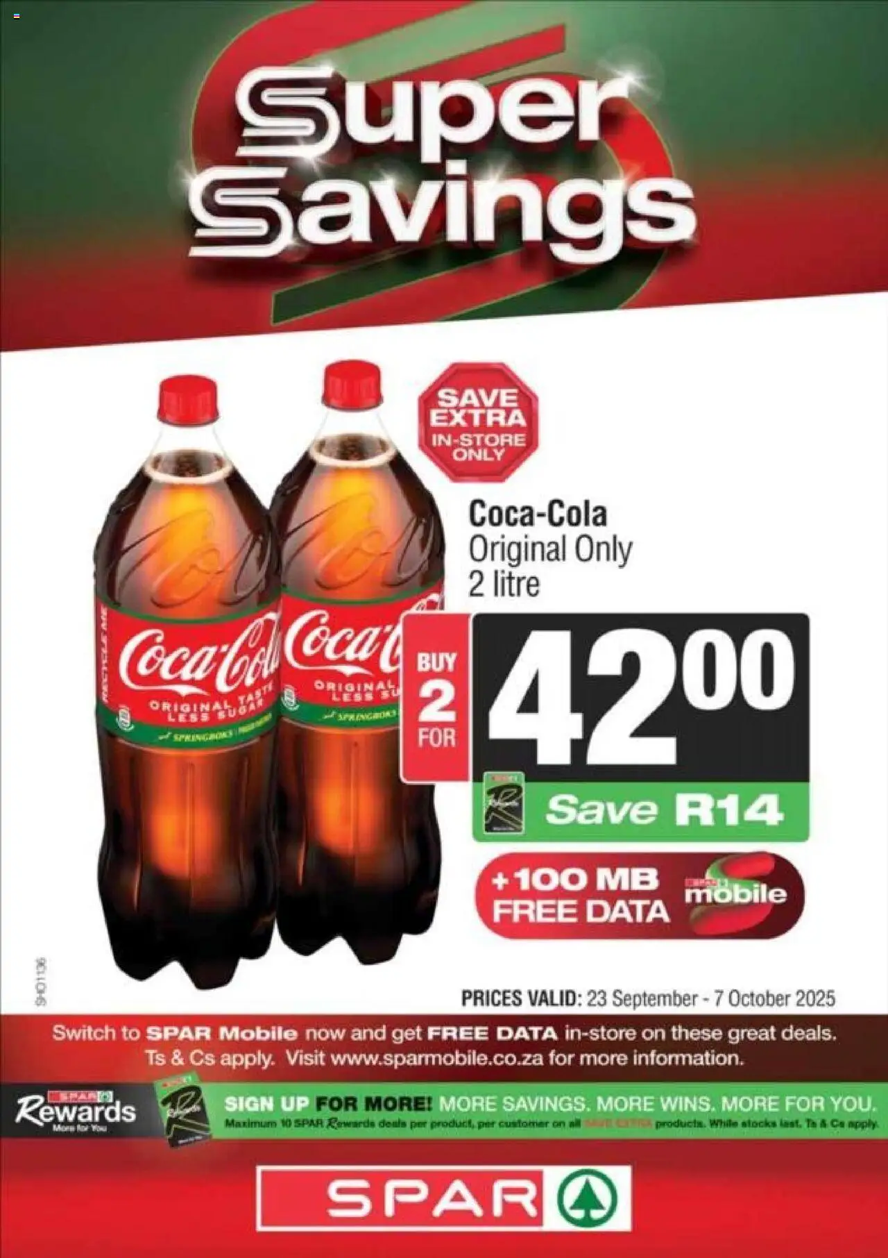 New Spar catalogue – valid from 23.09.2025 | Page: 3 | Products: Data, Switch