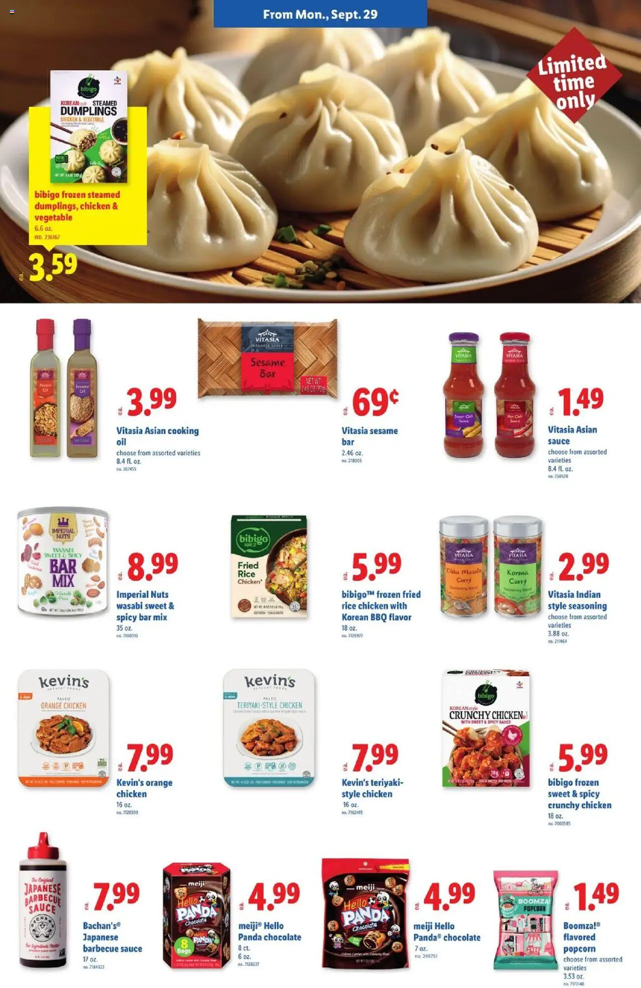 Lidl Weekly Ad - SC - valid from 24.09.2025 | Page: 8 | Products: Chocolate, Rice, Nuts, Sauce
