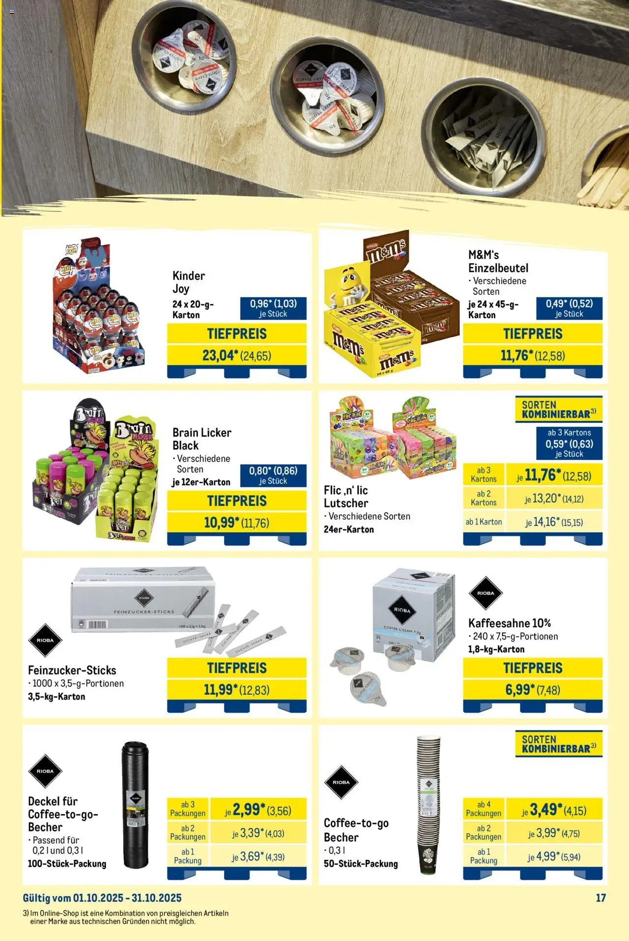 Metro Wochen-Angebote Händler – gültig ab 29.09.2025 | Seite: 21 | Produkte: M&M's, Zucker