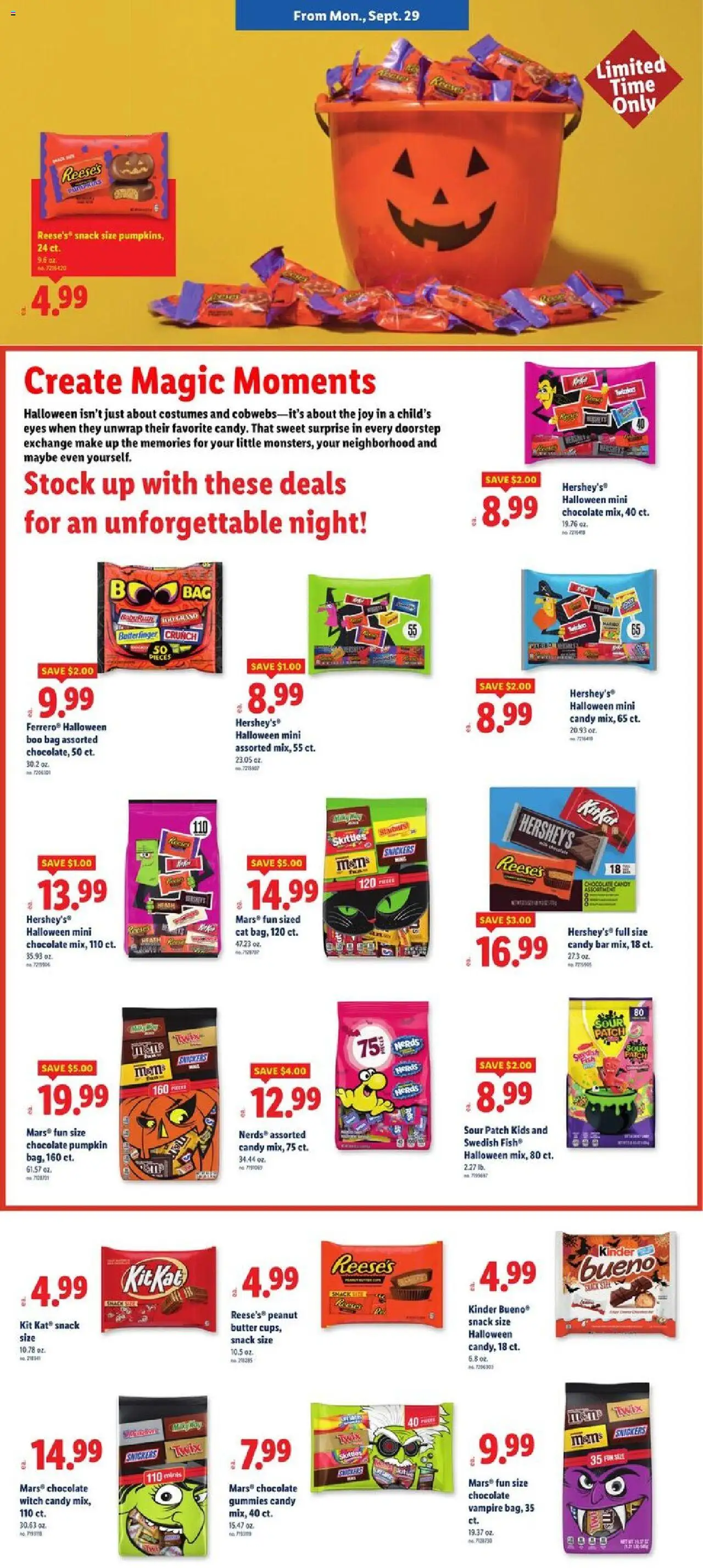 Lidl Weekly Ad - NY - valid from 24.09.2025 | Page: 3 | Products: Make up, Butter, Chocolate, Pumpkin