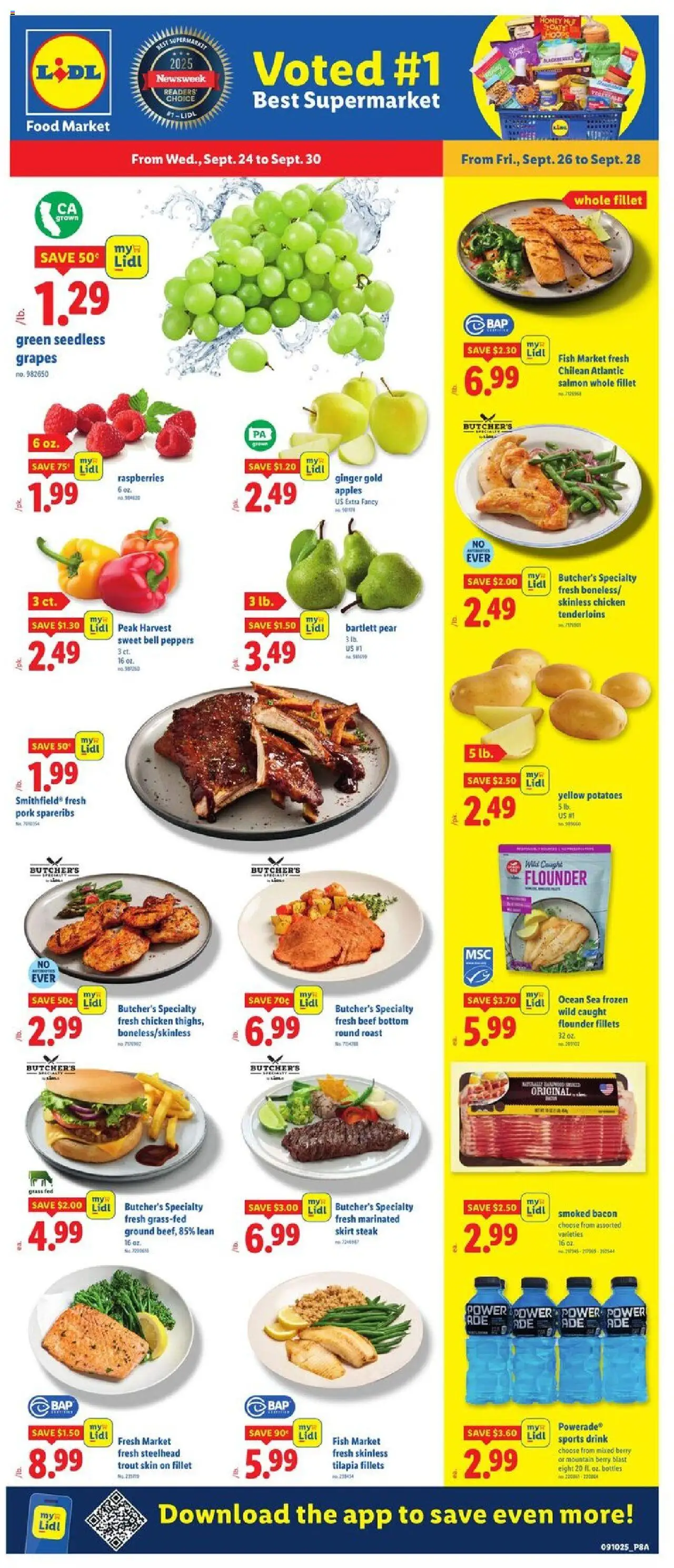 Lidl Weekly Ad - NY - valid from 24.09.2025 | Page: 1 | Products: Ginger, Potatoes, Grapes, Pear Lidl Weekly Ad - NY - valid from 24.09.2025 | Page: 1 | Products: Ginger, Potatoes, Grapes, Pear