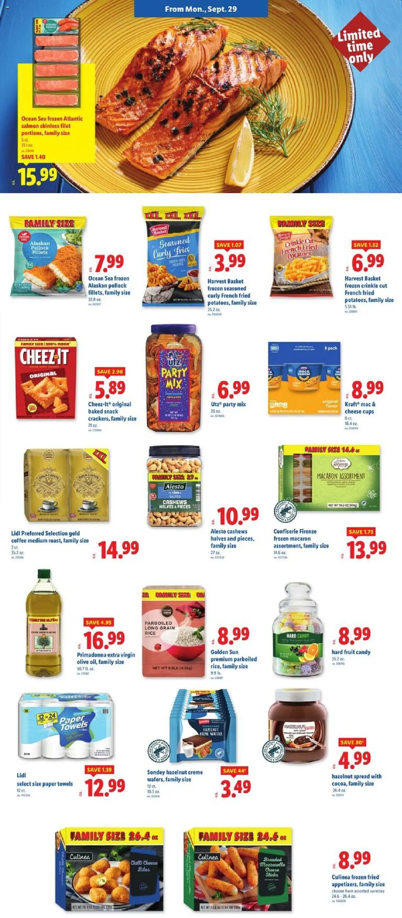 Lidl Weekly Ad - NY - valid from 24.09.2025 | Page: 9 | Products: Cheese, Coffee, Rice, Potatoes Lidl Weekly Ad - NY - valid from 24.09.2025 | Page: 9 | Products: Cheese, Coffee, Rice, Potatoes