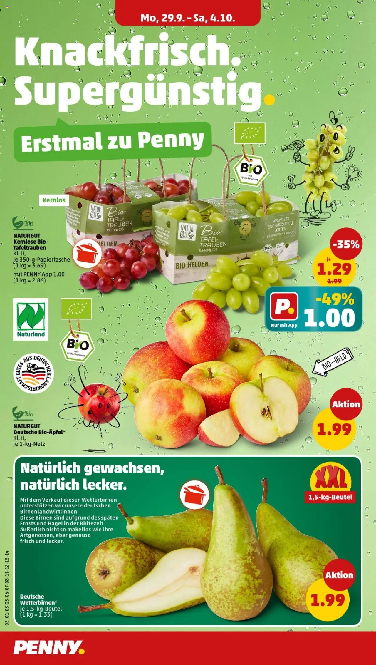 Penny - Berlin – gültig ab 29.09.2025 | Seite: 4 | Produkte: Trauben