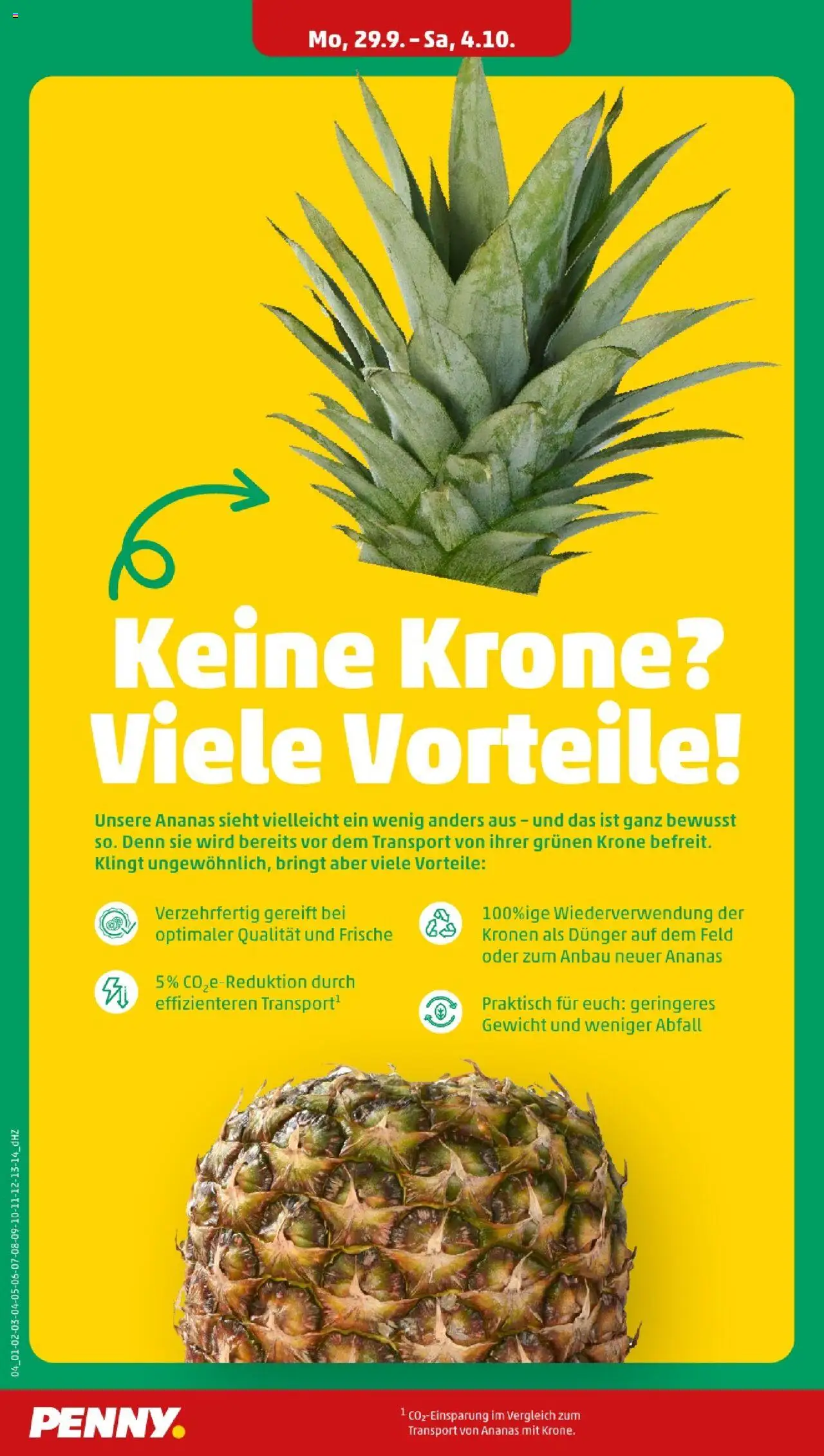 Penny - Berlin – gültig ab 29.09.2025 | Seite: 6 | Produkte: Gewicht, Ananas