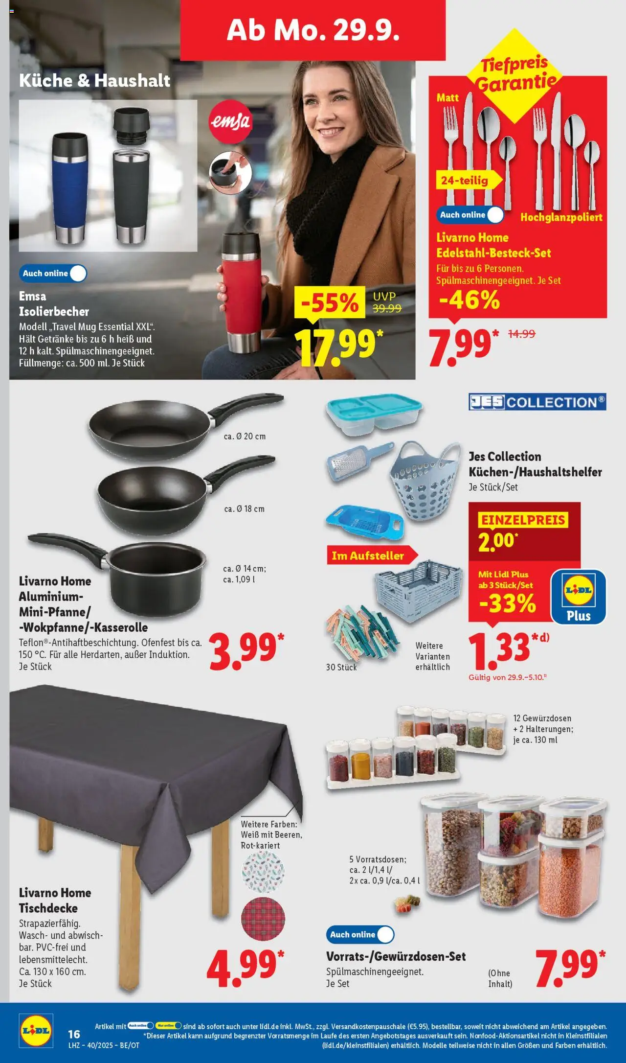 Lidl Prospekt Zossen – gültig ab 29.09.2025 | Seite: 28 | Produkte: Küche