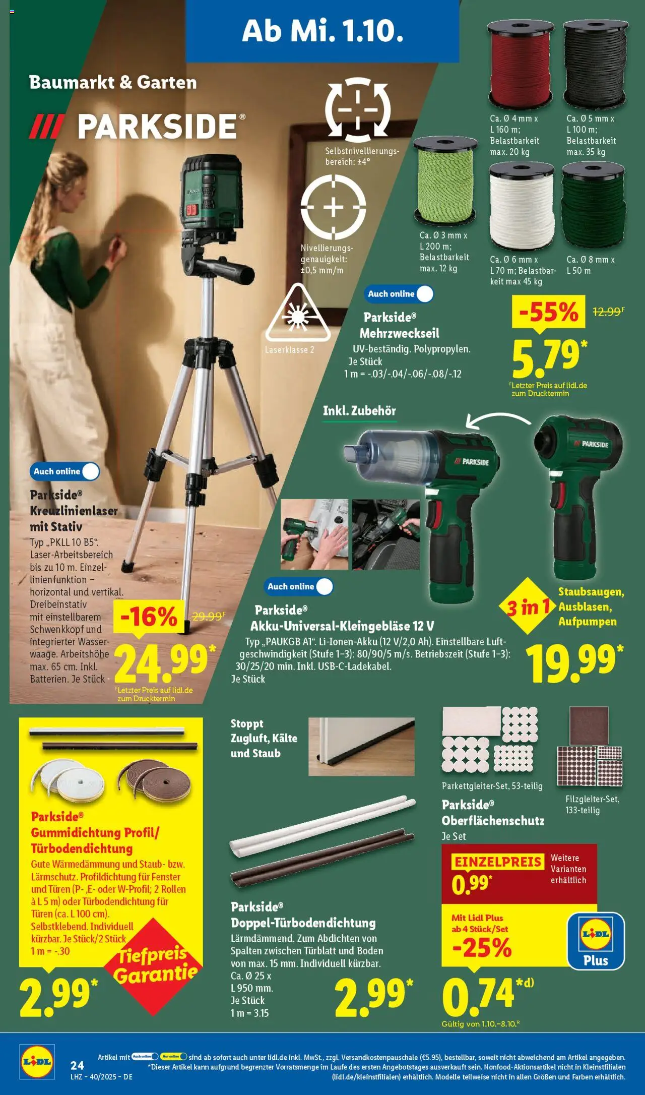 Lidl Prospekt Zossen – gültig ab 29.09.2025 | Seite: 36 | Produkte: Wasser, Stativ