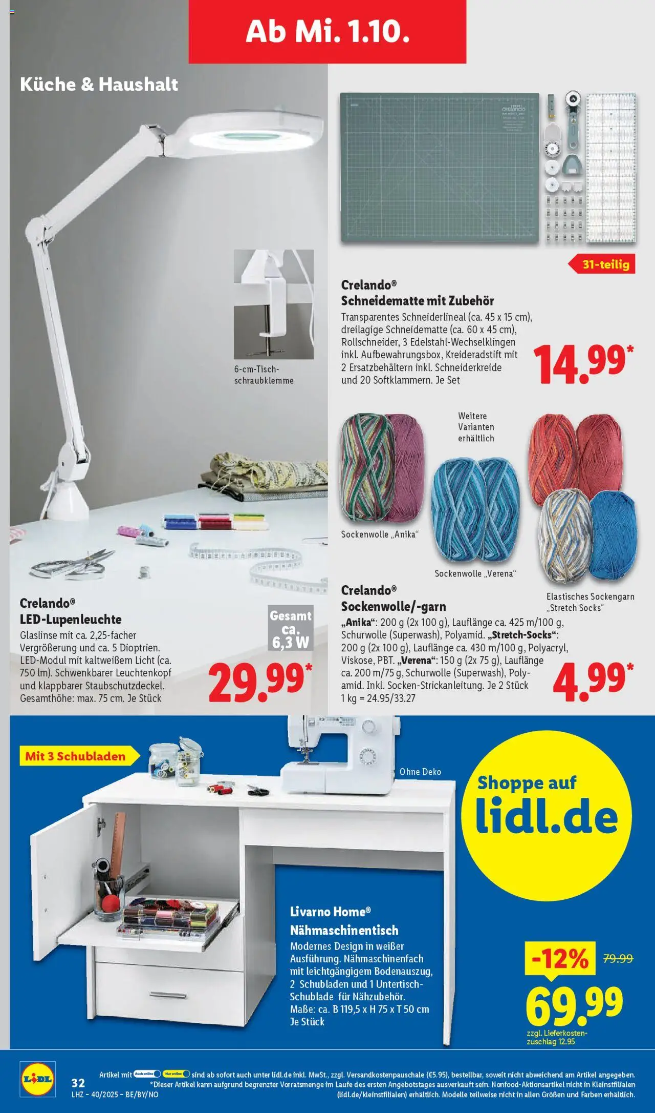 Lidl Prospekt Zossen – gültig ab 29.09.2025 | Seite: 44 | Produkte: Küche