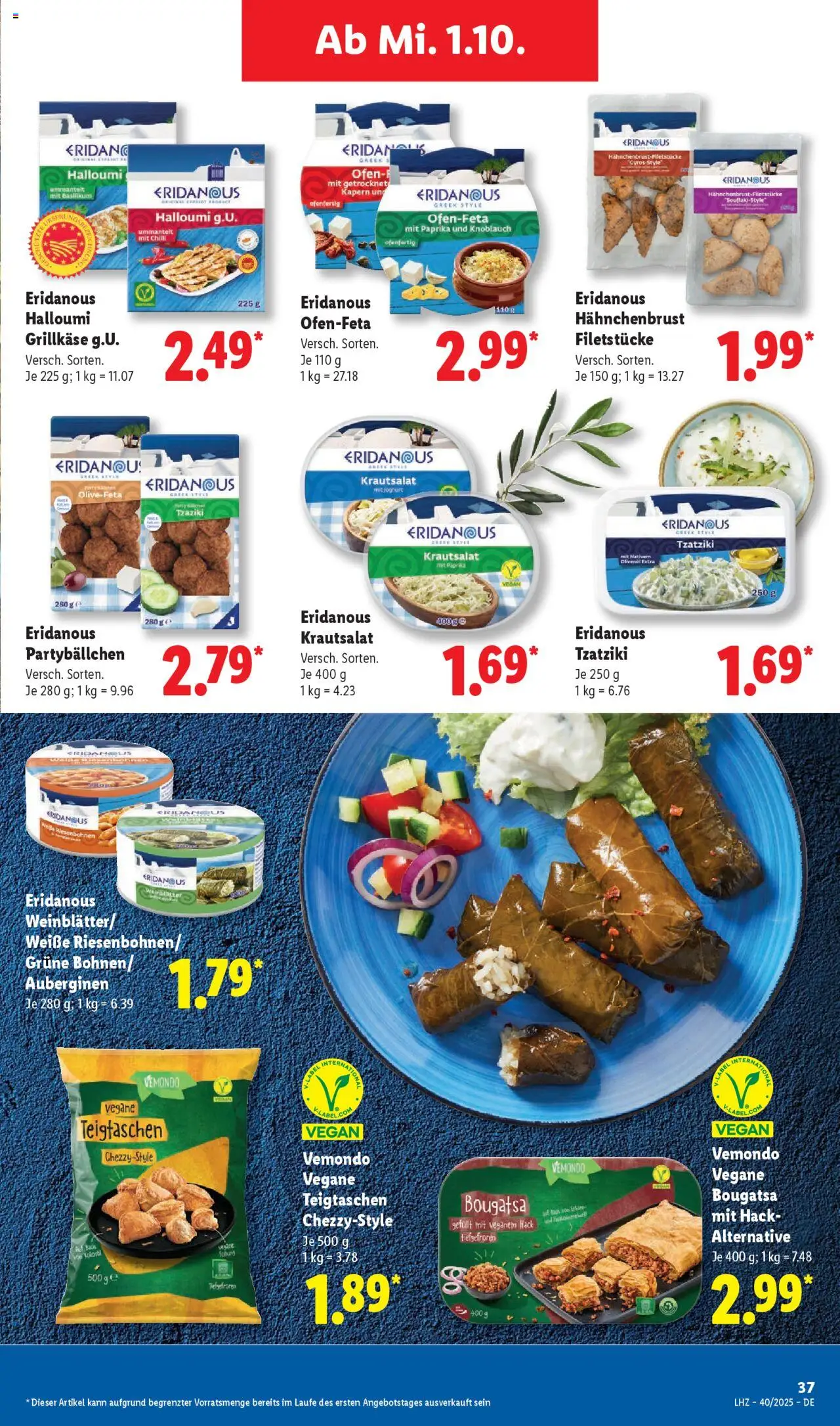 Lidl Prospekt Zossen – gültig ab 29.09.2025 | Seite: 53 | Produkte: Joghurt, Olivenol, Knoblauch, Hahnchenbrust