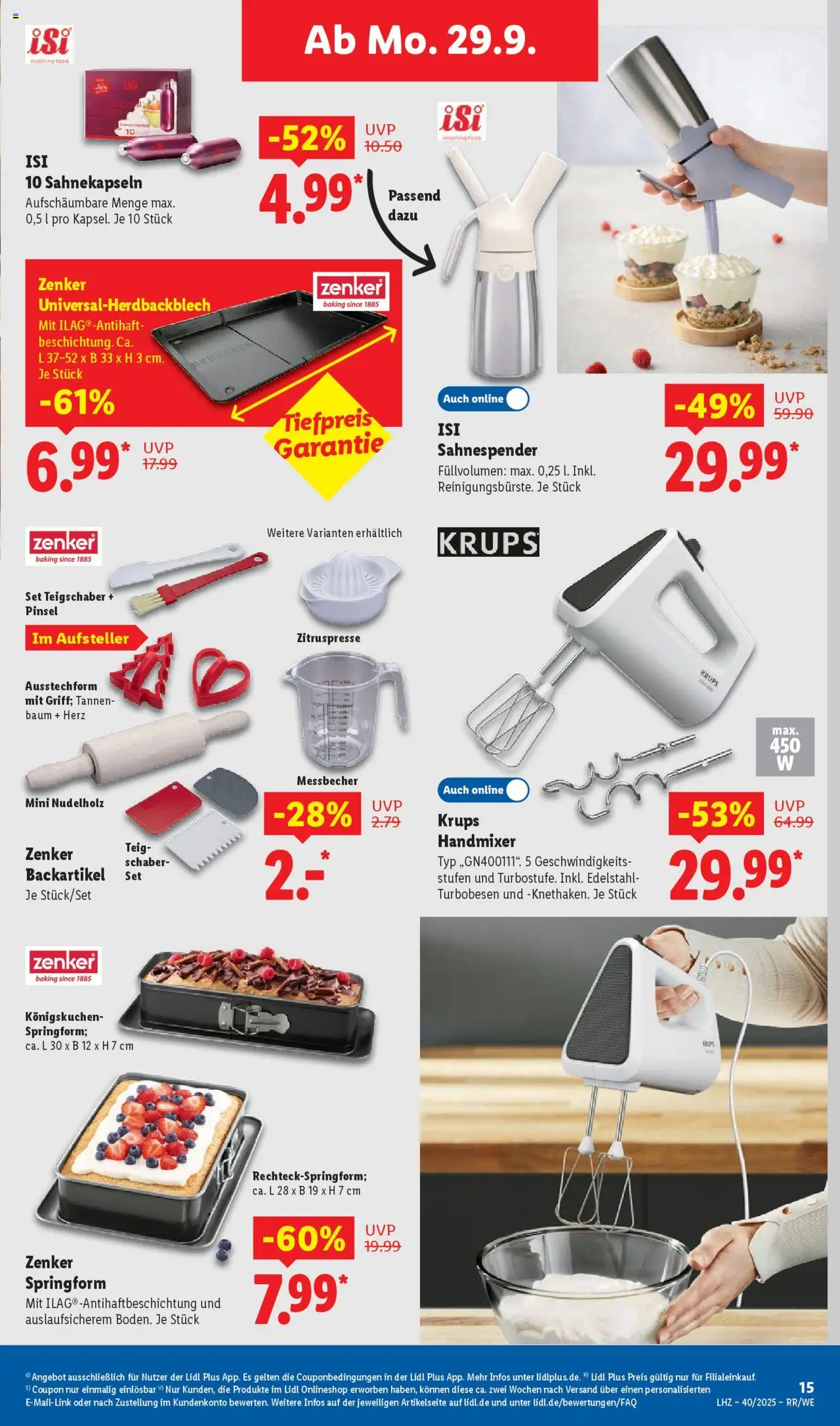 Lidl Prospekt Bestwig – gültig ab 29.09.2025 | Seite: 27 | Produkte: Krups, Pinsel, Handmixer