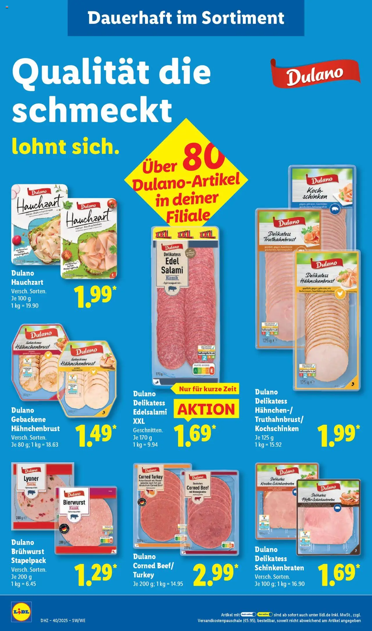 Lidl Prospekt Gundelsheim – gültig ab 29.09.2025 | Seite: 18 | Produkte: Paprika, Salami, Schinken, Hahnchenbrust
