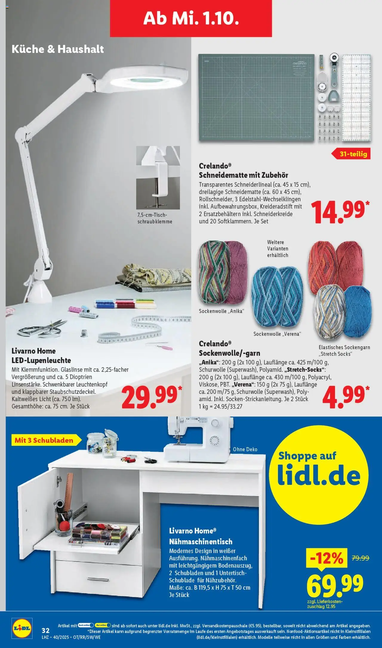 Lidl Prospekt Gundelsheim – gültig ab 29.09.2025 | Seite: 44 | Produkte: Küche
