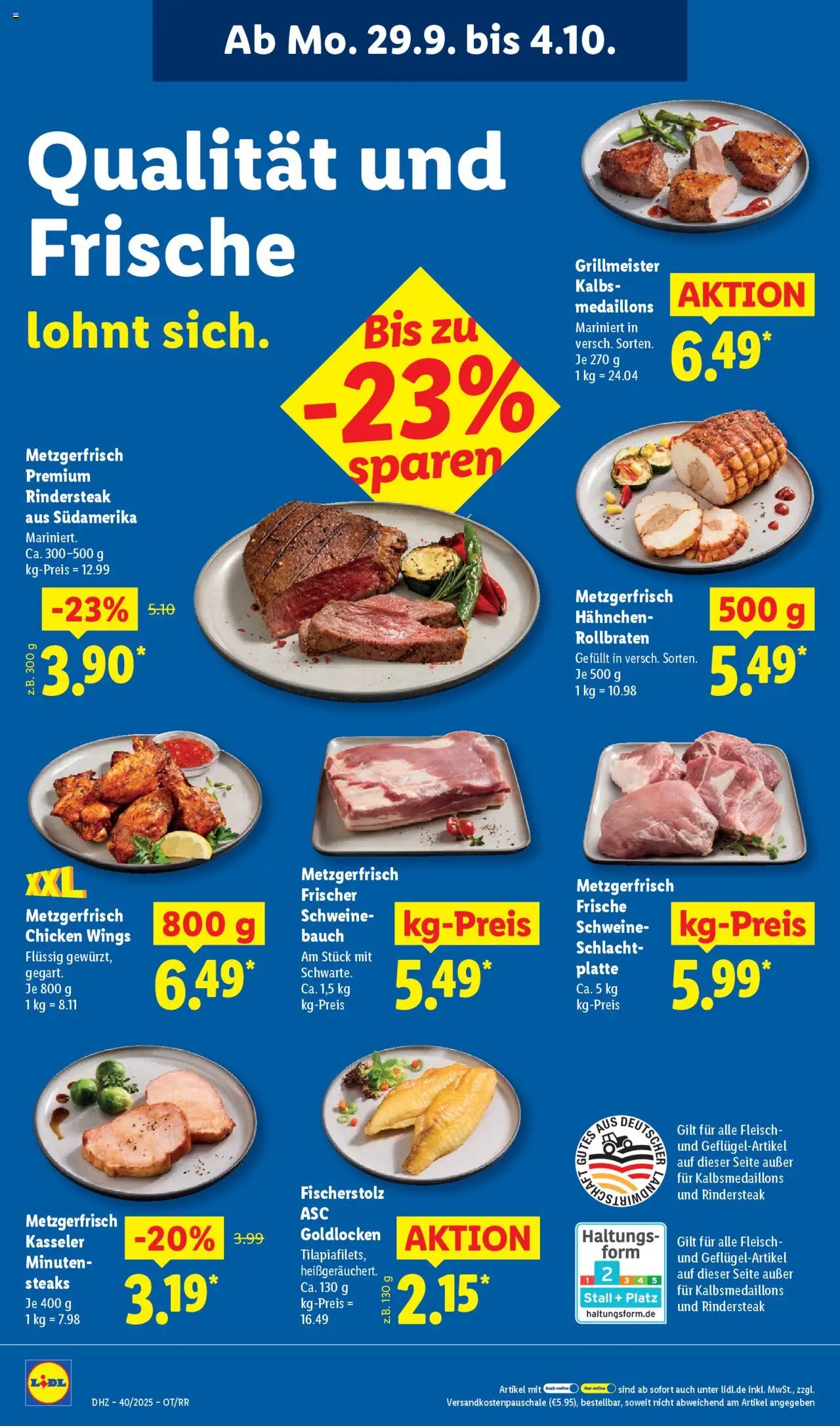 Lidl Prospekt Grimma – gültig ab 29.09.2025 | Seite: 12 | Produkte: Hahnchen, Fleisch