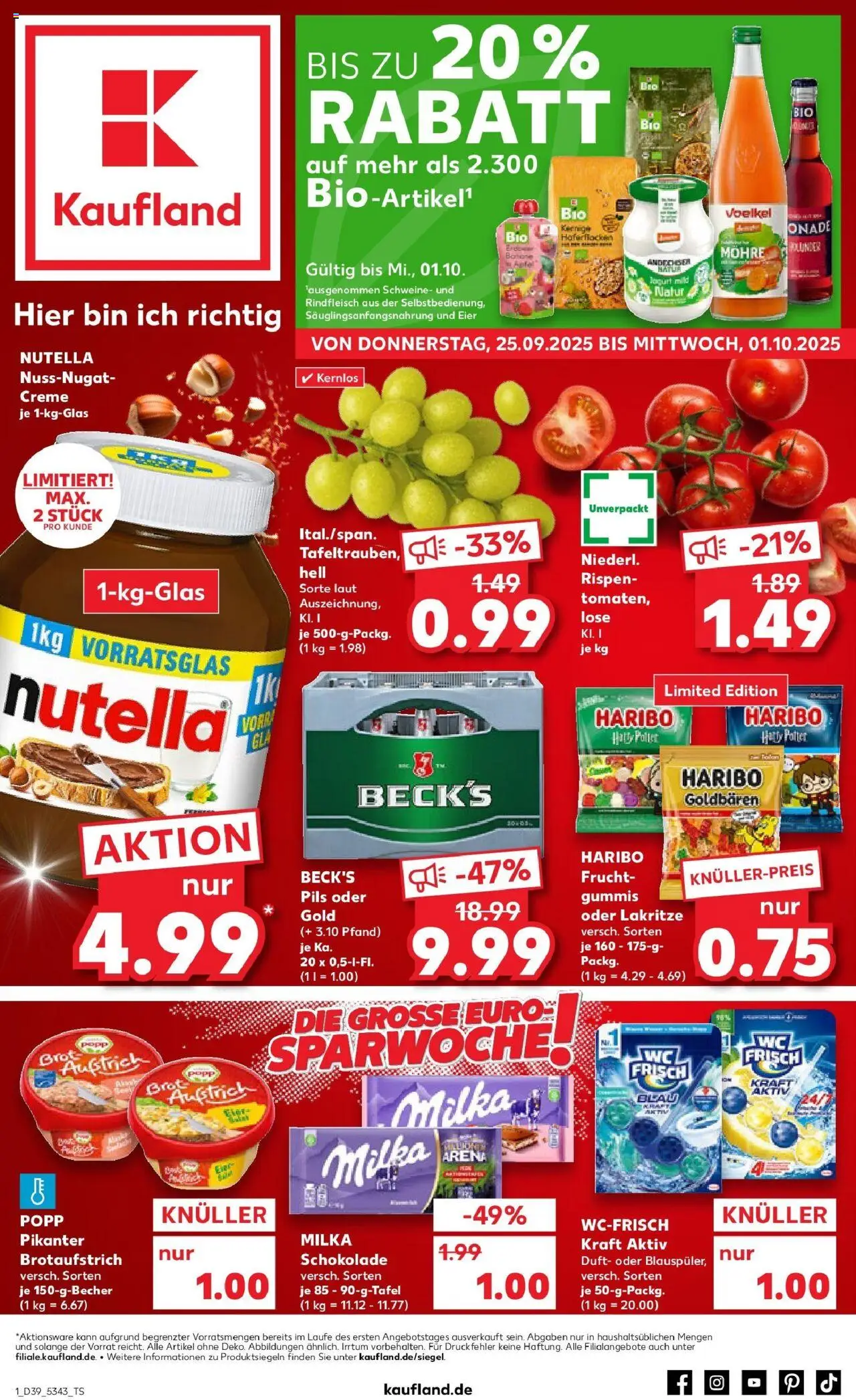 Prospekt Kaufland ab 25.09.2025 » Angebote Online zum Blättern