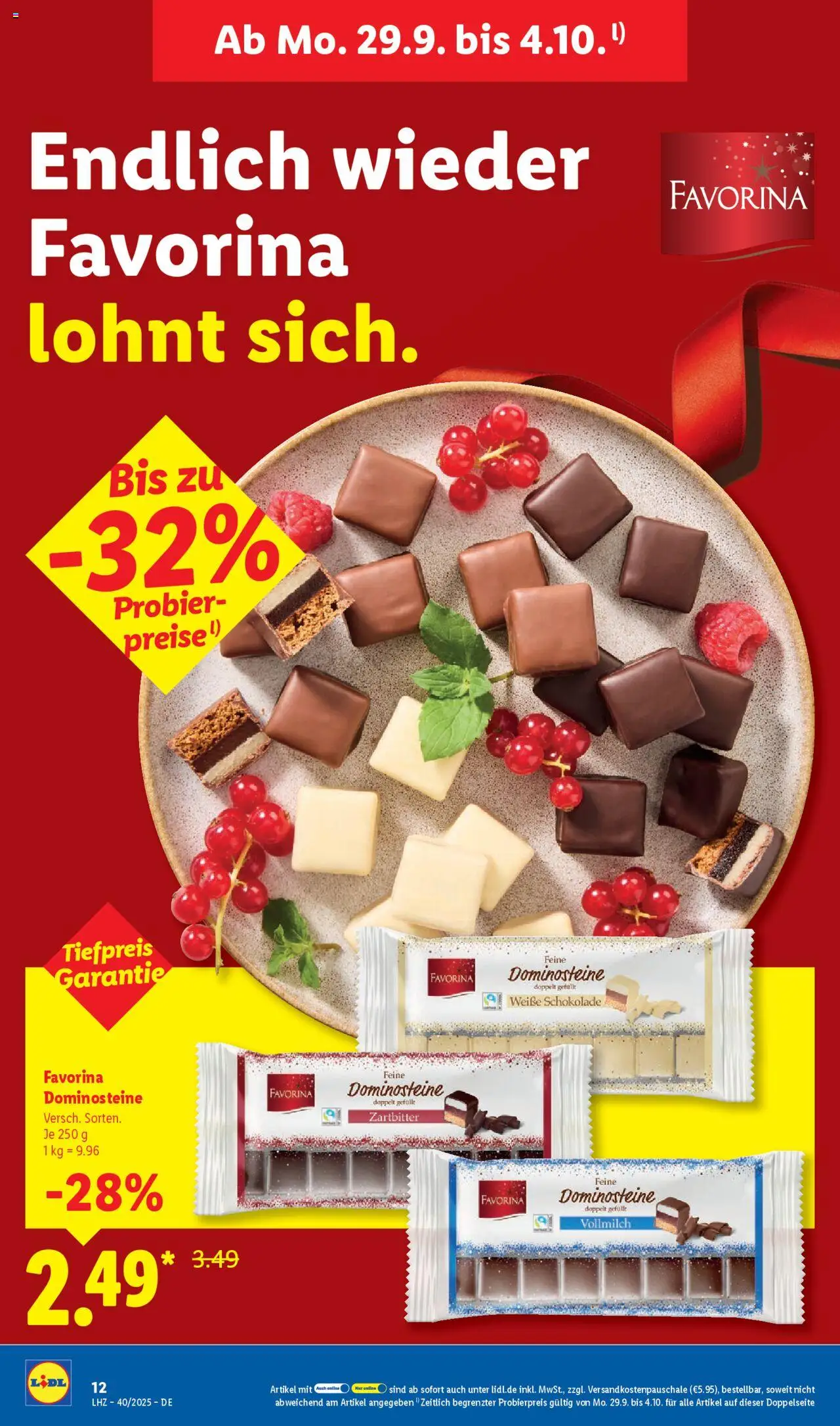 Lidl Prospekt Uffenheim – gültig ab 29.09.2025 | Seite: 24 | Produkte: Schokolade