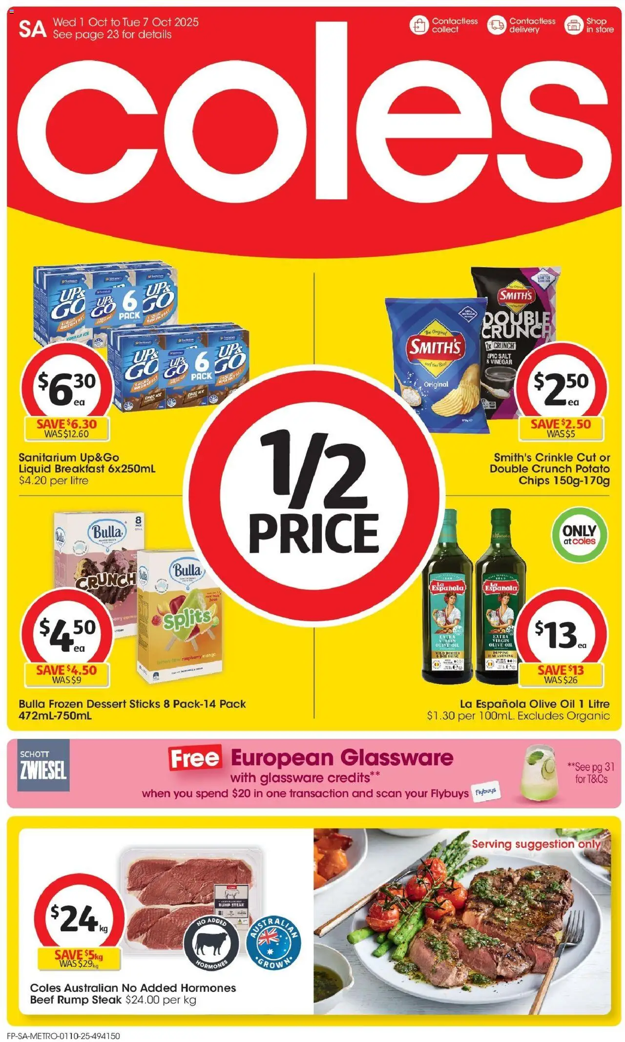 Coles supermarket catalogue Wednesday 01 October