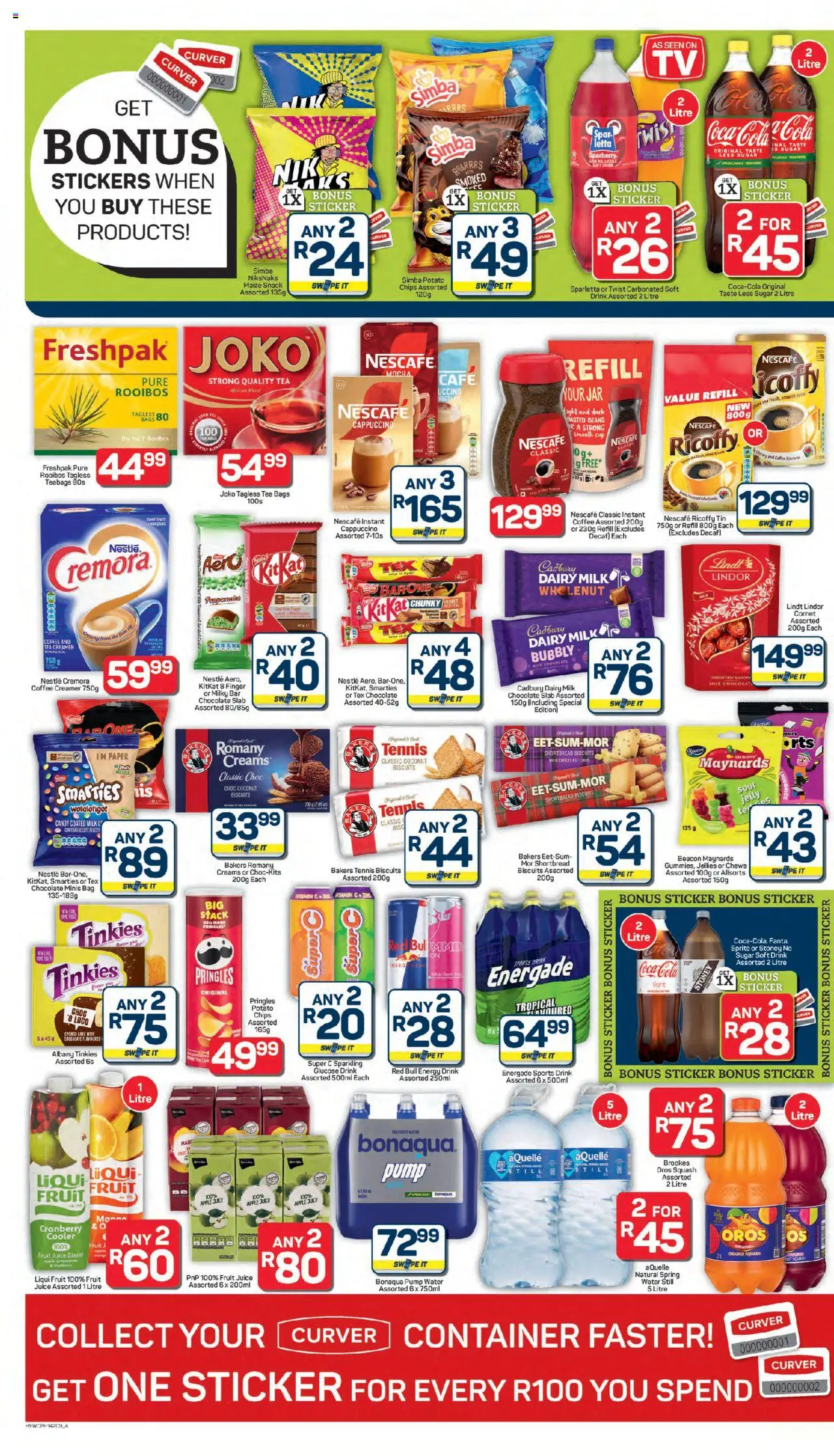 New Pick n Pay catalogue – valid from 22.09.2025 | Page: 4 | Products: Cooler, Chocolate, Fruit, Estuche organizador de viaje