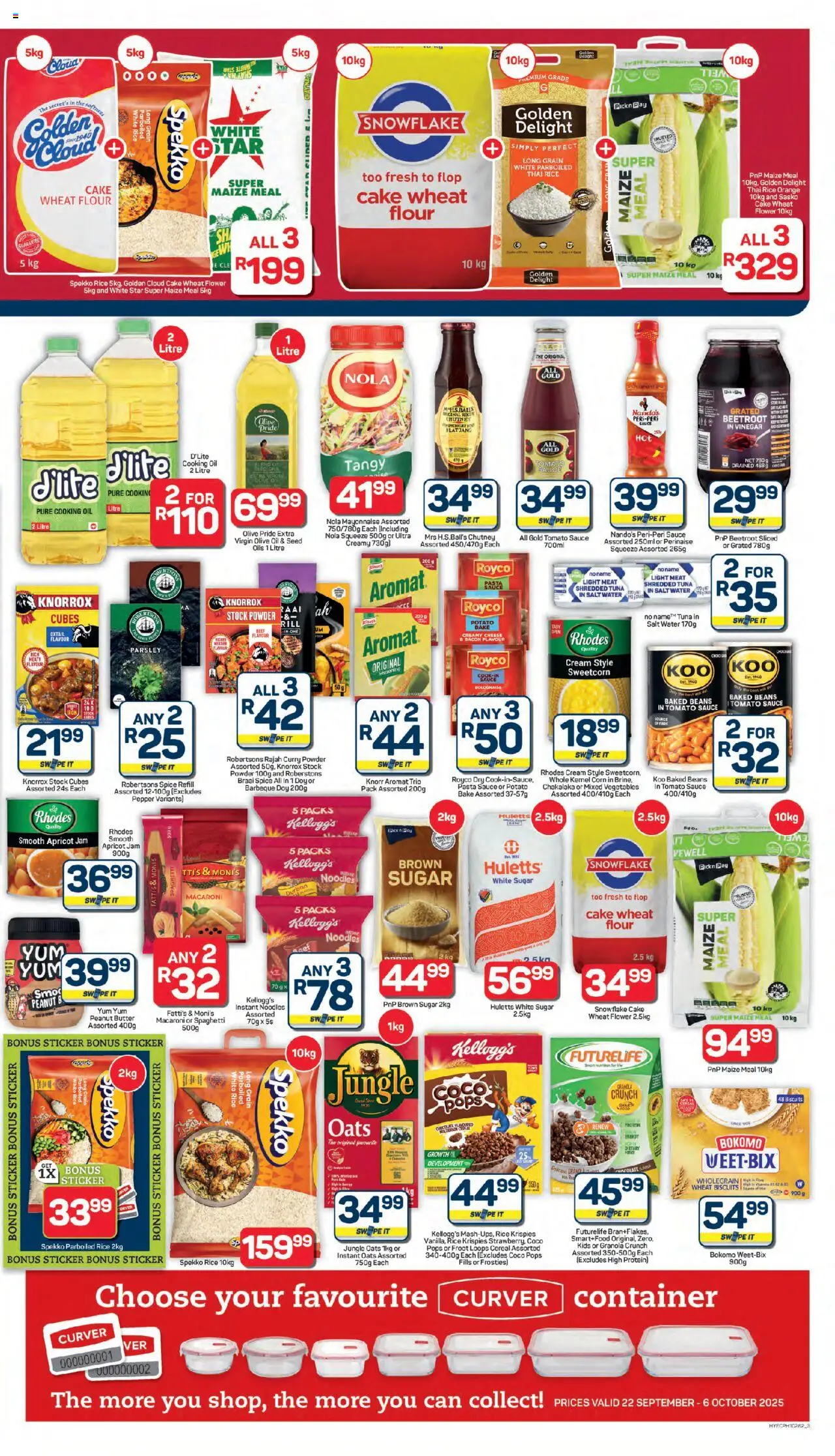 New Pick n Pay catalogue – valid from 22.09.2025 | Page: 3 | Products: Parsley, Light, Biscuits, Sauce