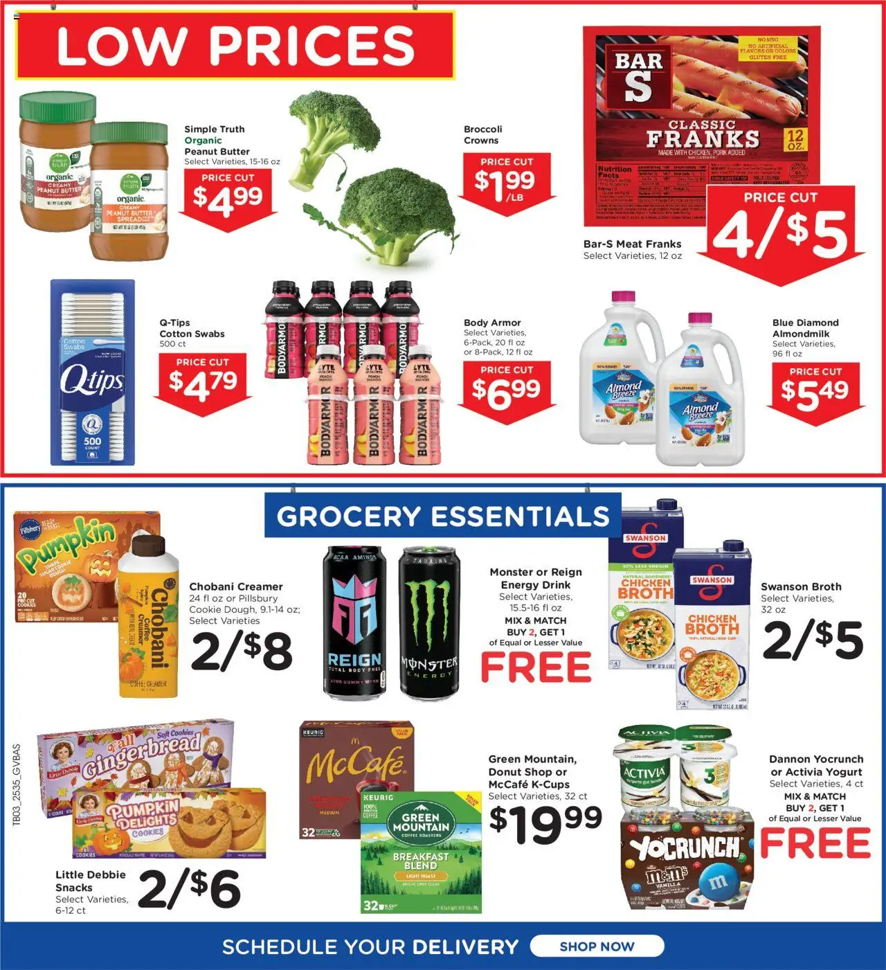 Kroger Ad - valid from 01.10.2025 | Page: 5 | Products: Crowns, Butter, Cookies, Pumpkin