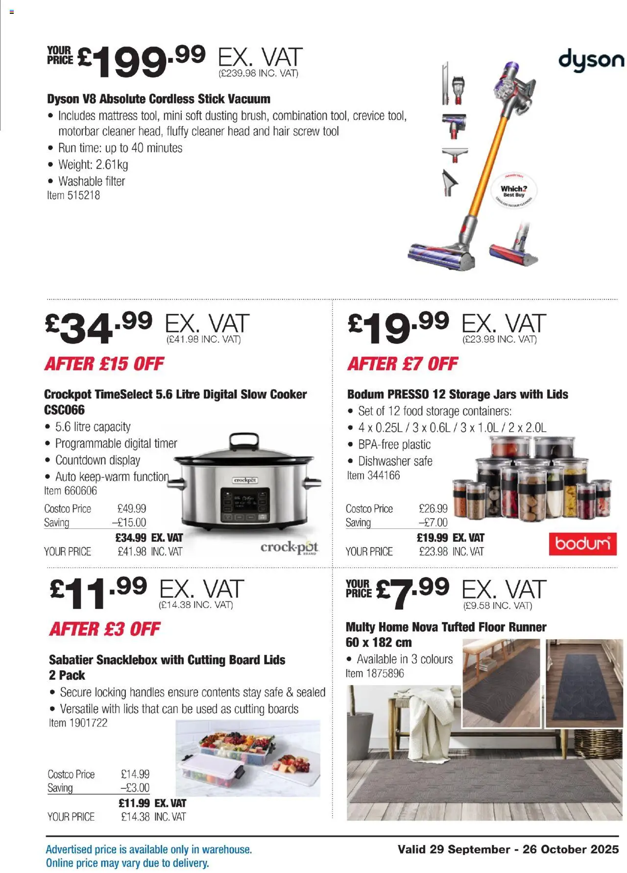 | Page: 3 | Products: Floor, Handles, Dishwasher, Mattress