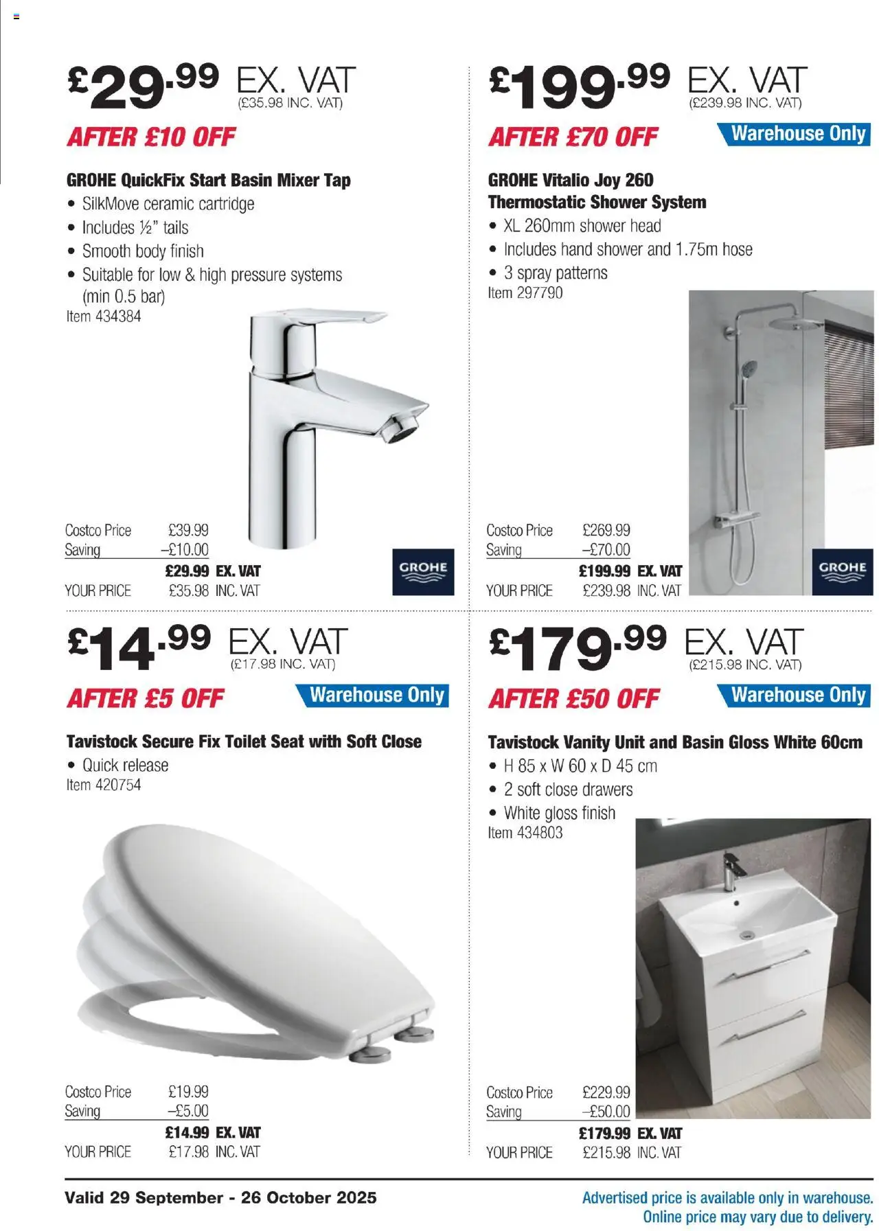  | Page: 10 | Products: Toilet, Shower, Drawers, Mixer