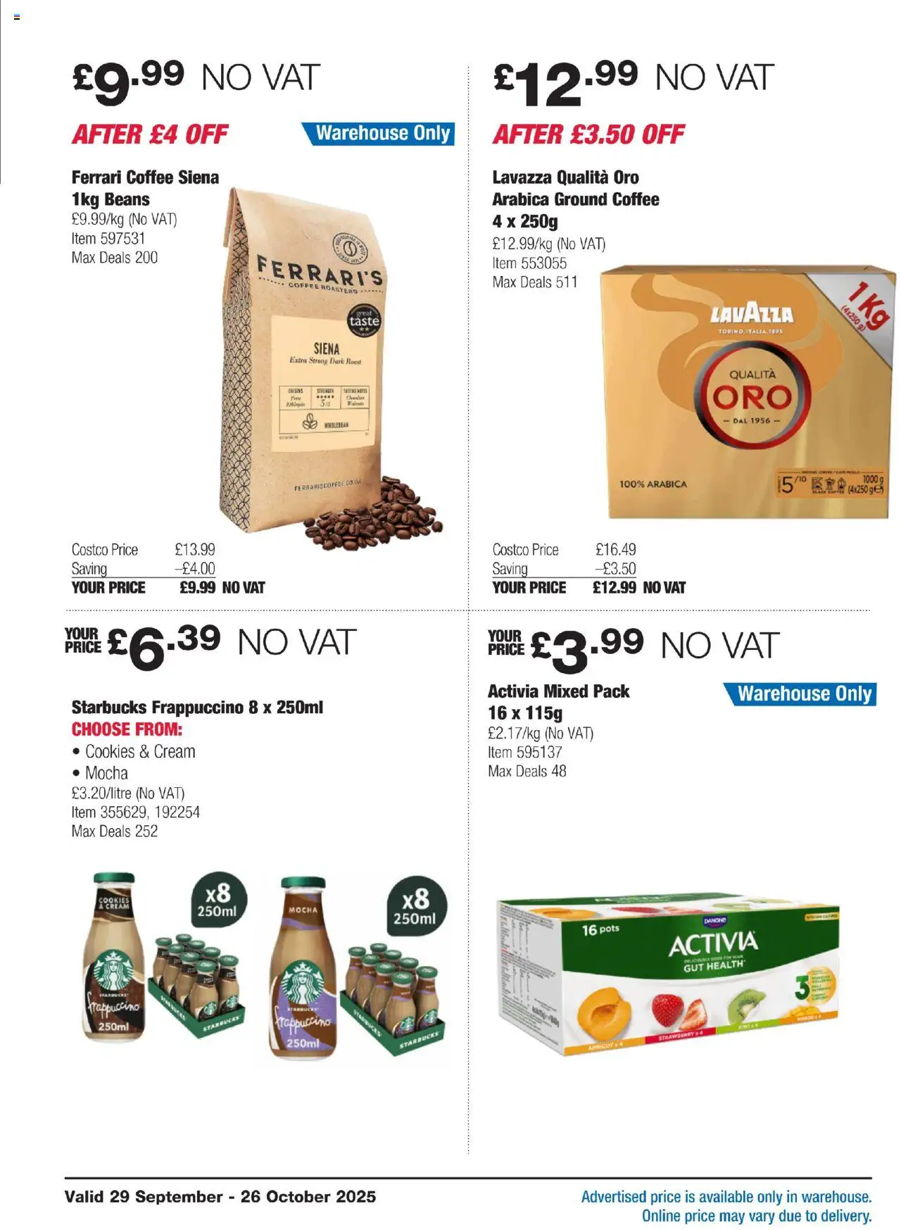  | Page: 18 | Products: Cream, Cookies, Strawberry, Ground coffee