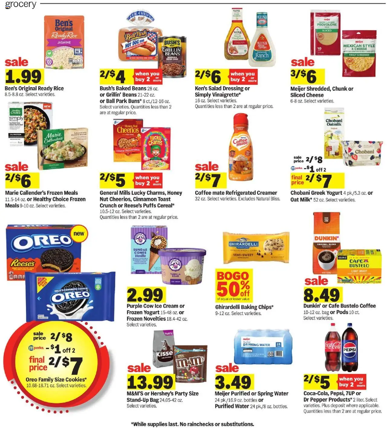 Meijer Weekly Ad - valid from 01.10.2025 | Page: 3 | Products: Chips, Salad, Sugar, Pepper
