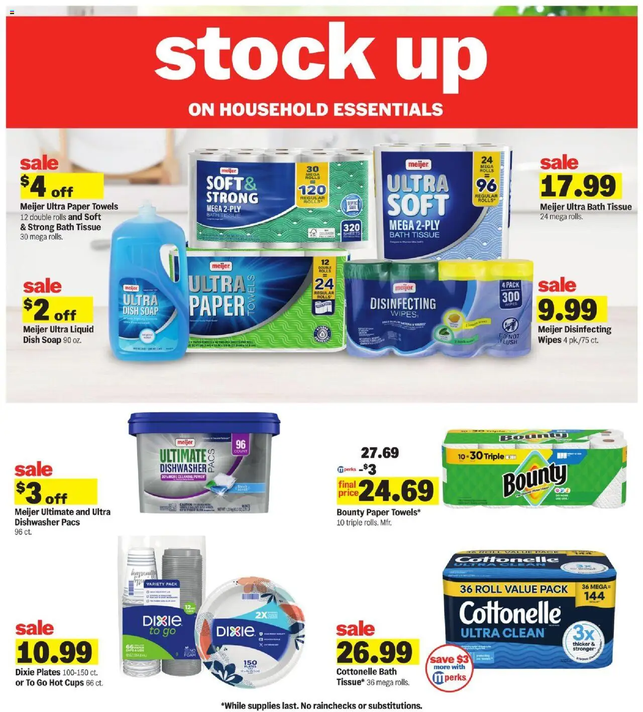 Meijer Weekly Ad - valid from 01.10.2025 | Page: 5 | Products: Bath, Soap, Dishwasher
