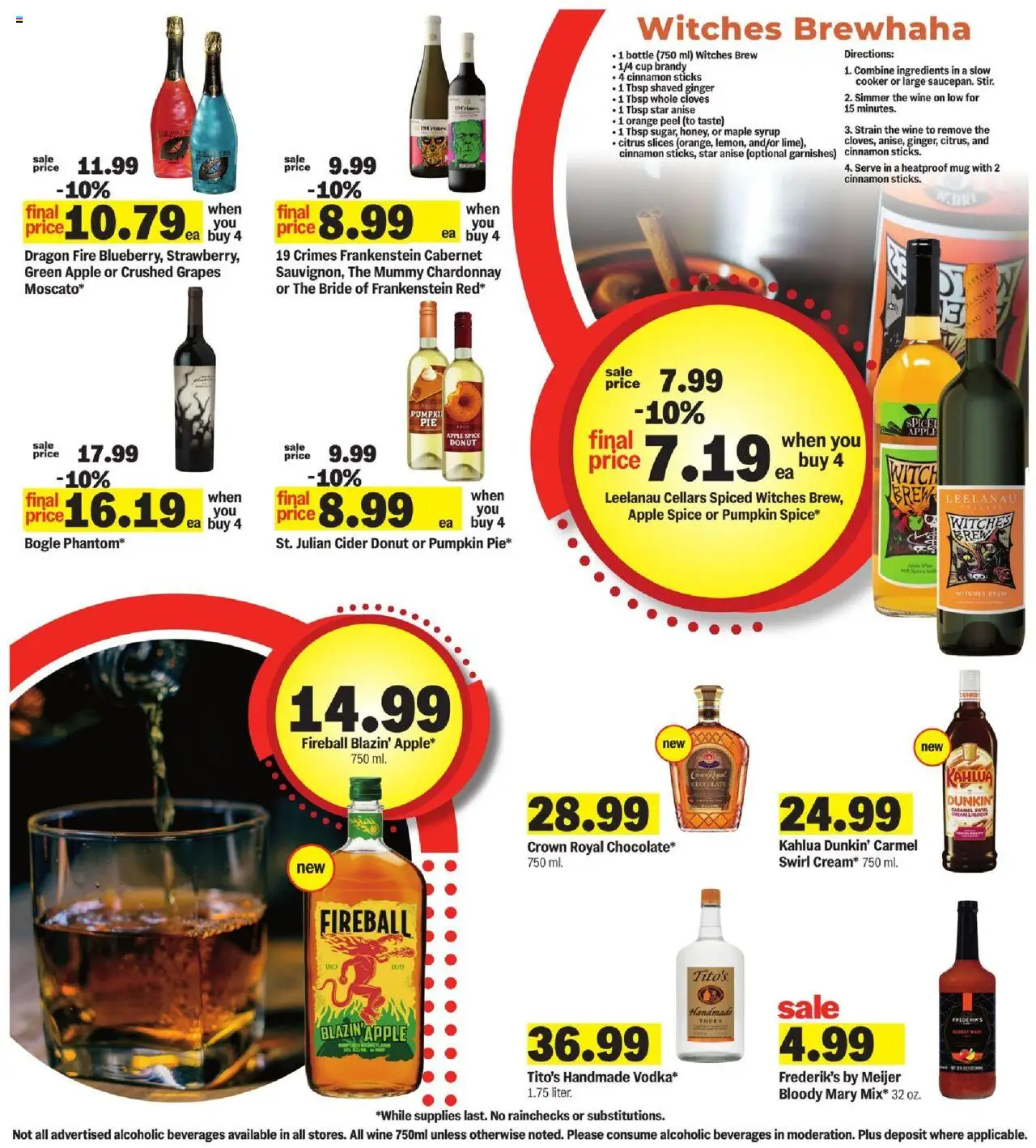 Meijer Weekly Ad - valid from 01.10.2025 | Page: 19 | Products: Cooker, Cider, Ginger, Wine