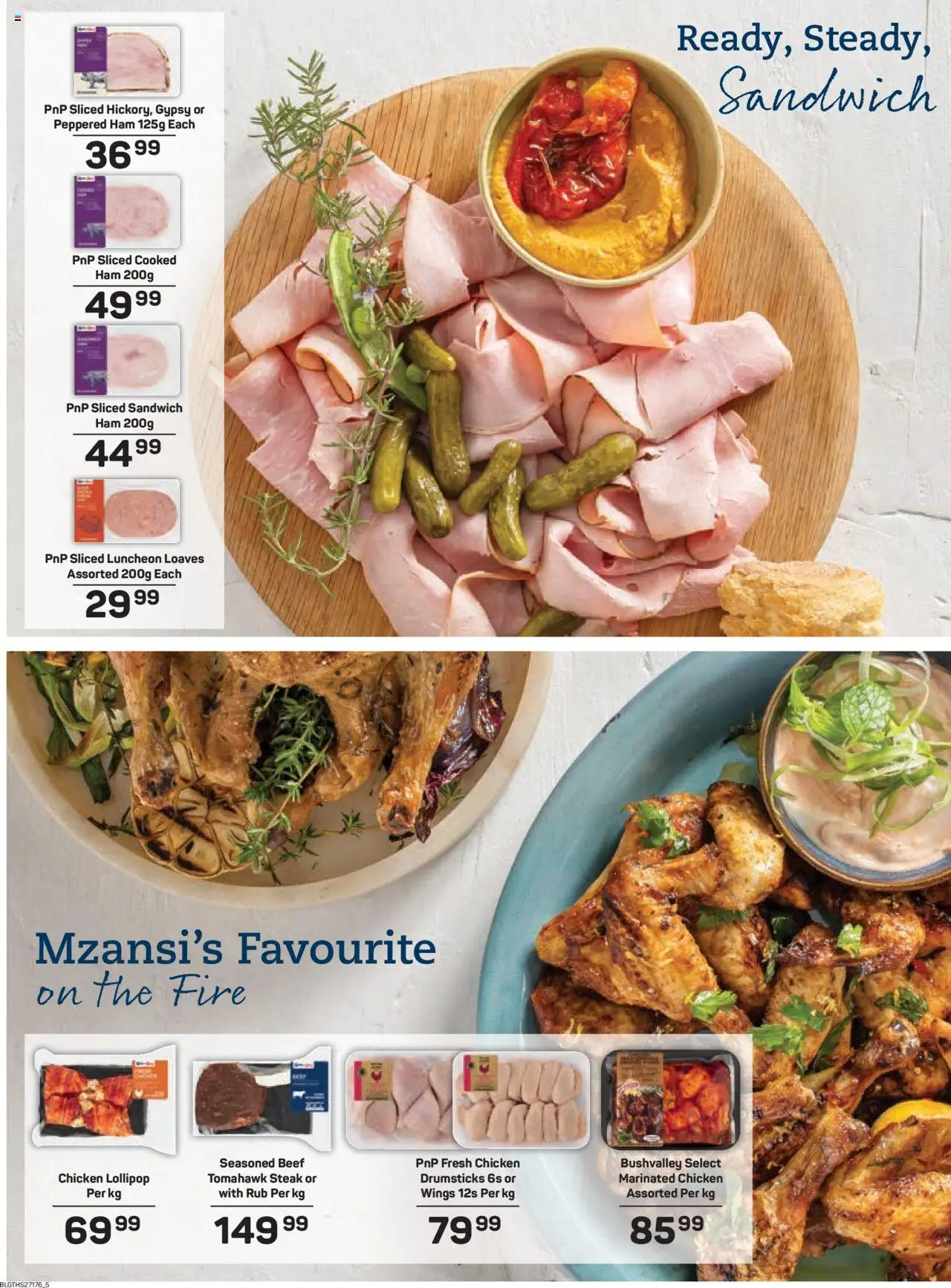 New Pick n Pay catalogue – valid from 29.09.2025 | Page: 5 | Products: Steak, Ham, Chicken, Beef