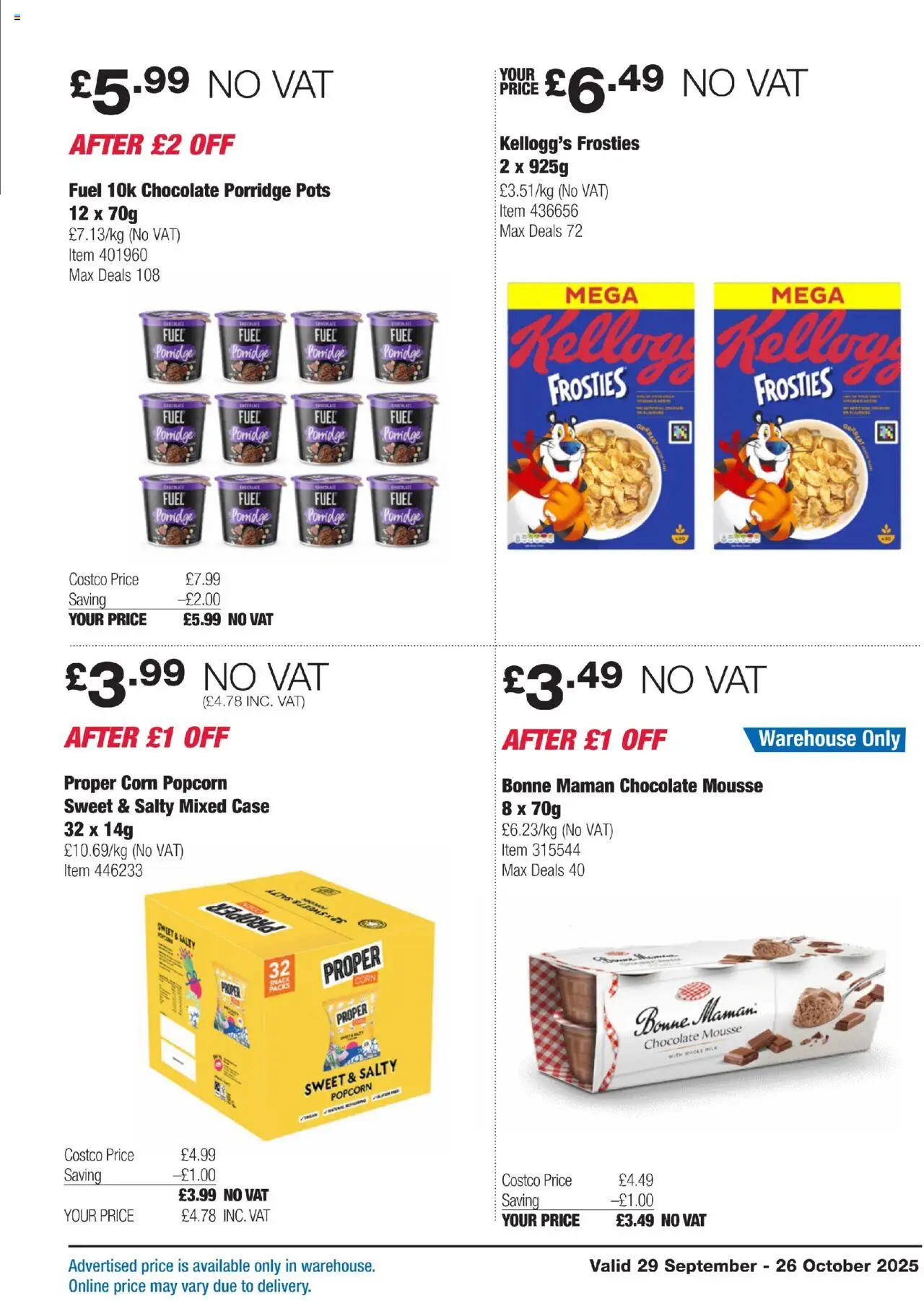  | Page: 19 | Products: Milk, Chocolate, Case, Popcorn