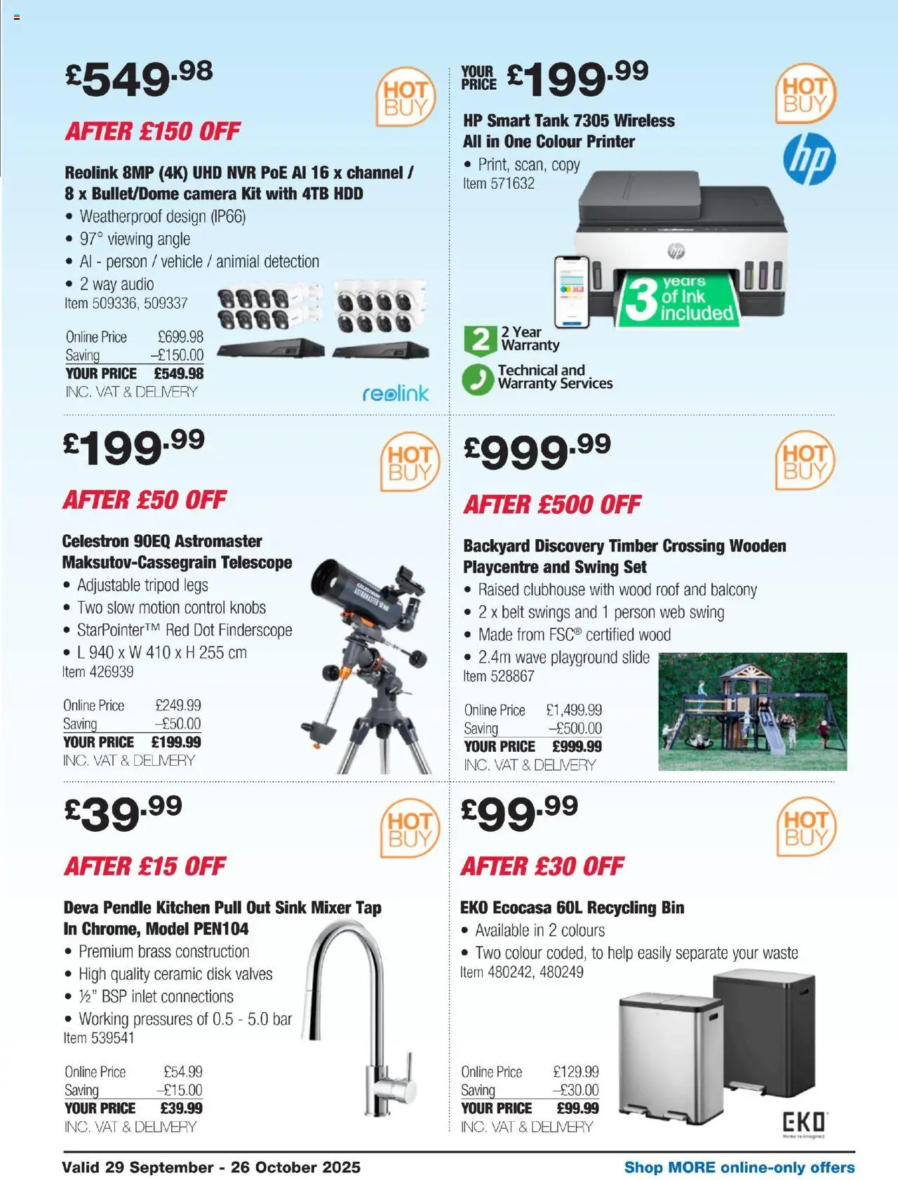  | Page: 37 | Products: Belt, Printer, Disk, Telescope