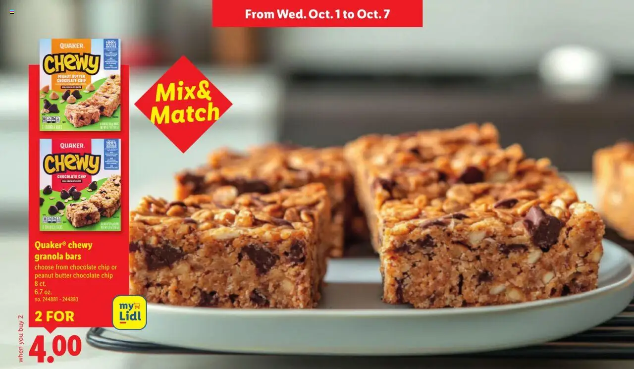 Lidl Weekly Ad - VA - valid from 01.10.2025 | Page: 4 | Products: Butter, Chocolate, Chocolate Chip